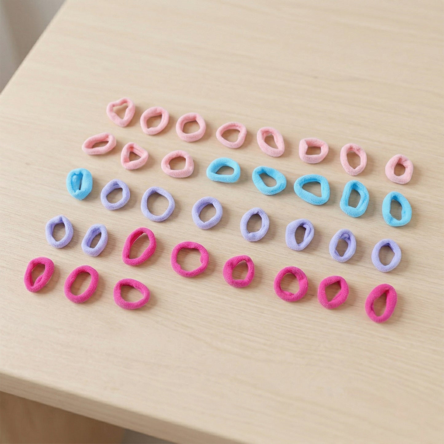 Soft Elastic Hair Bands 35 Pc Set Stretchable No Damage Hair Ties