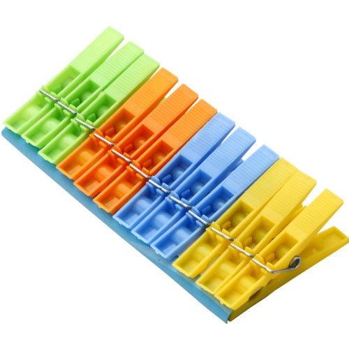 Multipurpose 12 Pcs Cloth Clips (Multicolour) - Happy Price - Image 5