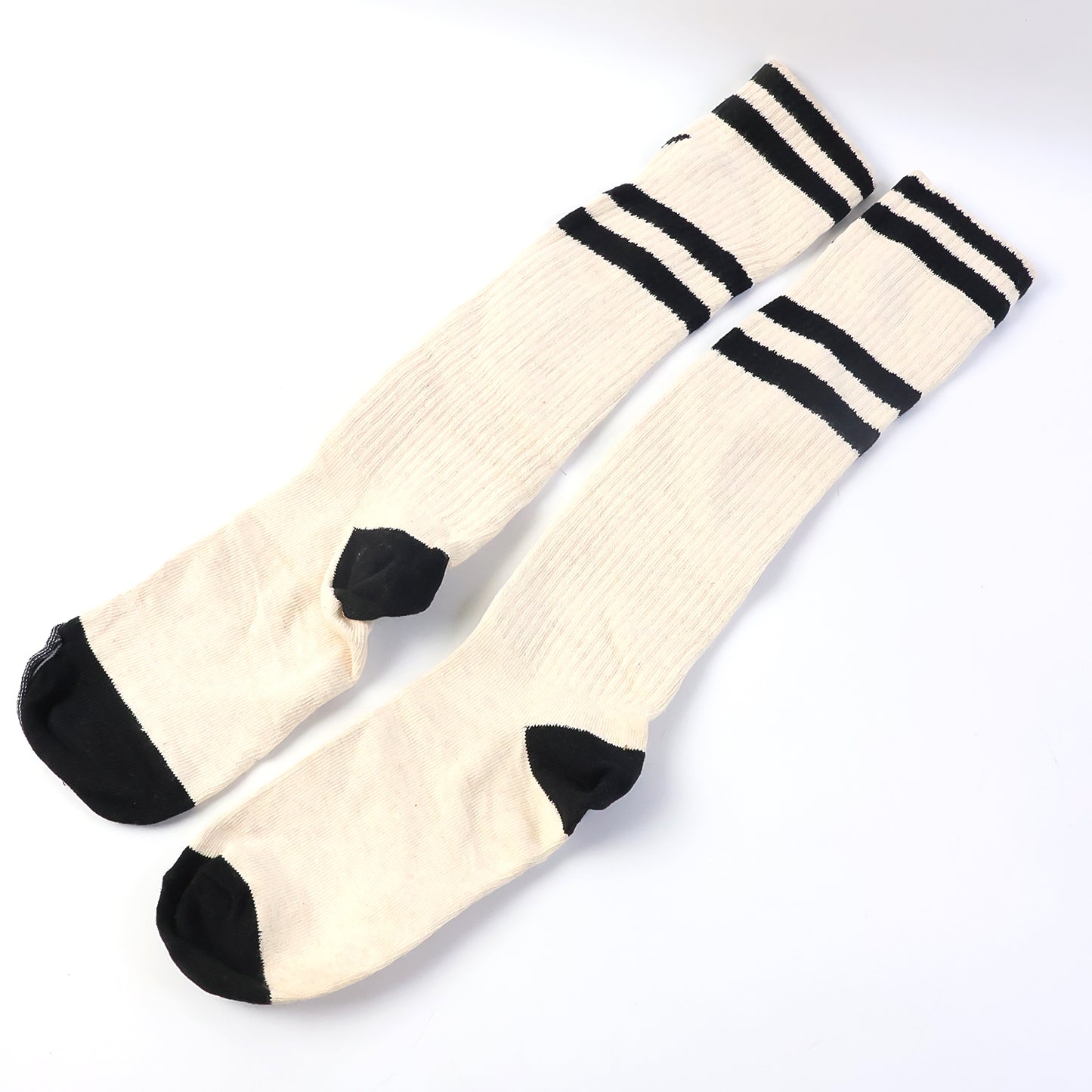 Unisex Cotton Crew Socks - 1 Pair, Breathable & Durable for Daily Wear - Happy Price - Image 2