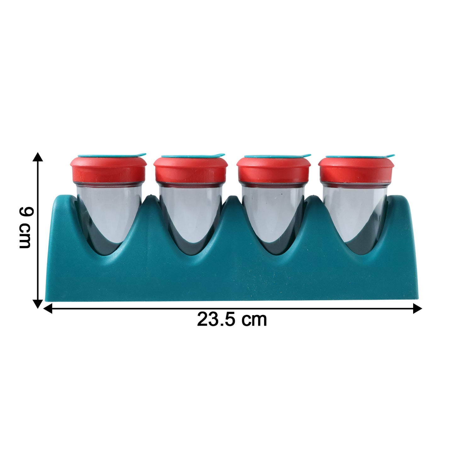 4-in-1 Multipurpose Spice Dispenser Set with Stand (1 Set) - Happy Price - Image 5