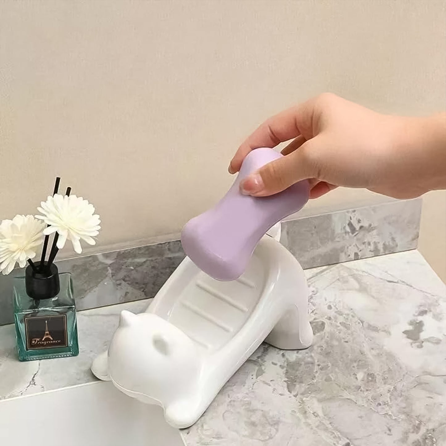 Cartoon Animal Shape Soap Dish Holder (1 Pc) - Happy Price - Image 6