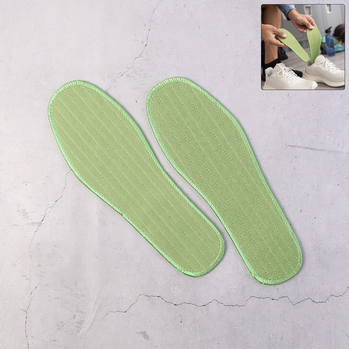 Comfort Shoe Insoles for Size 38 Foot Support (1 Pair) - Happy Price - Image 2