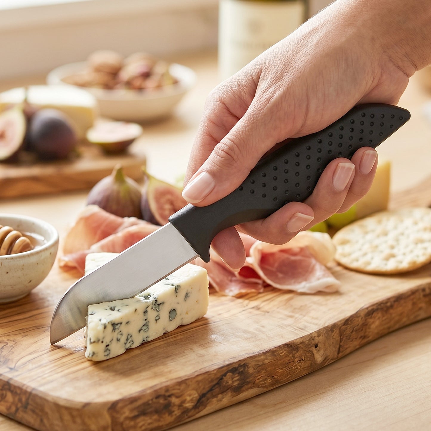 12 Piece Stainless Steel Kitchen Knife Set with Comfortable Grip Handles - Happy Price - Image 6