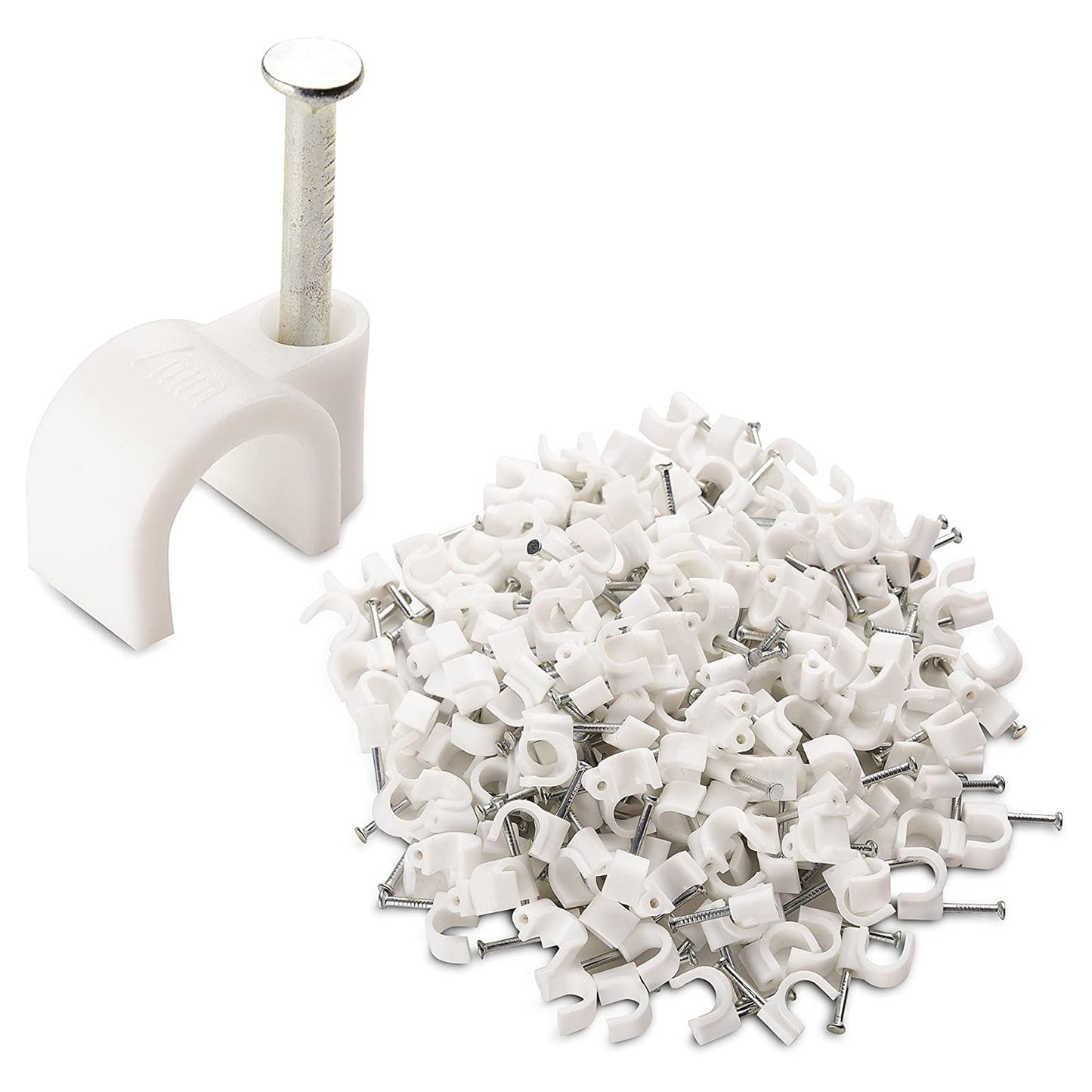 100 Pc 6 Mm Cable Clip Used In All Kinds Of Wires To Make Them Stuck And Holded In Walls Etc. - Happy Price - Image 4