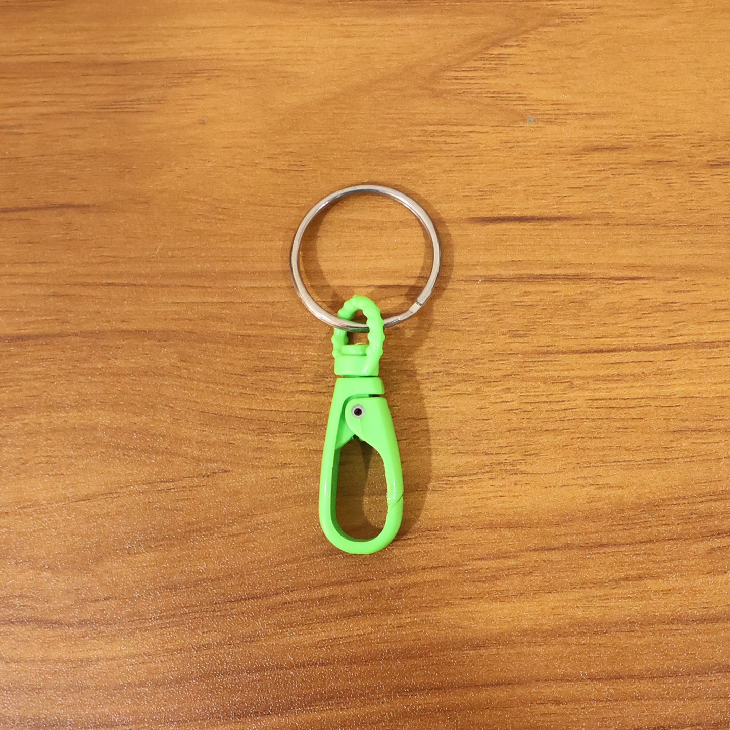 Strong Plastic Carabiner Keychain Clip with Metal Ring - 1 Pc Mix Color - Happy Price - Image 6