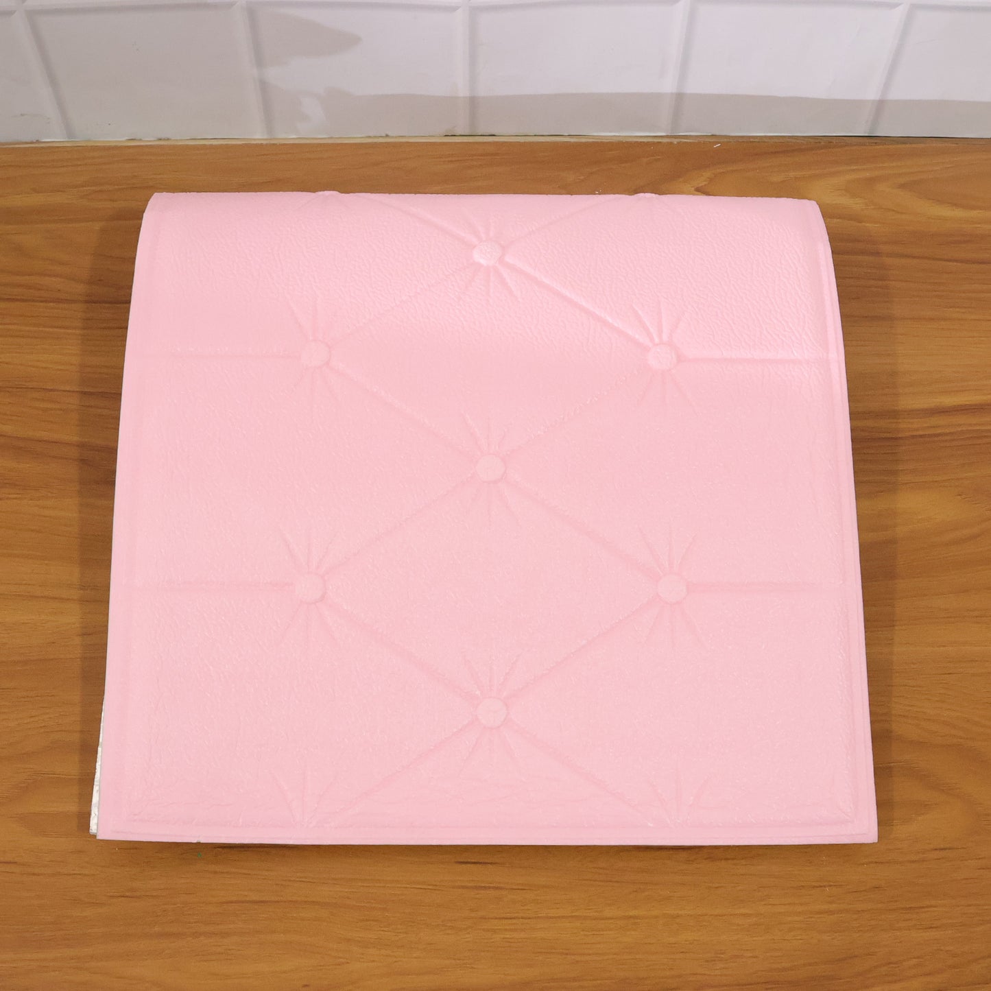 Self-Adhesive 3D Foam Wall Panel - 1 Pc Pink 69x35 Cm - Great Price - Image 7