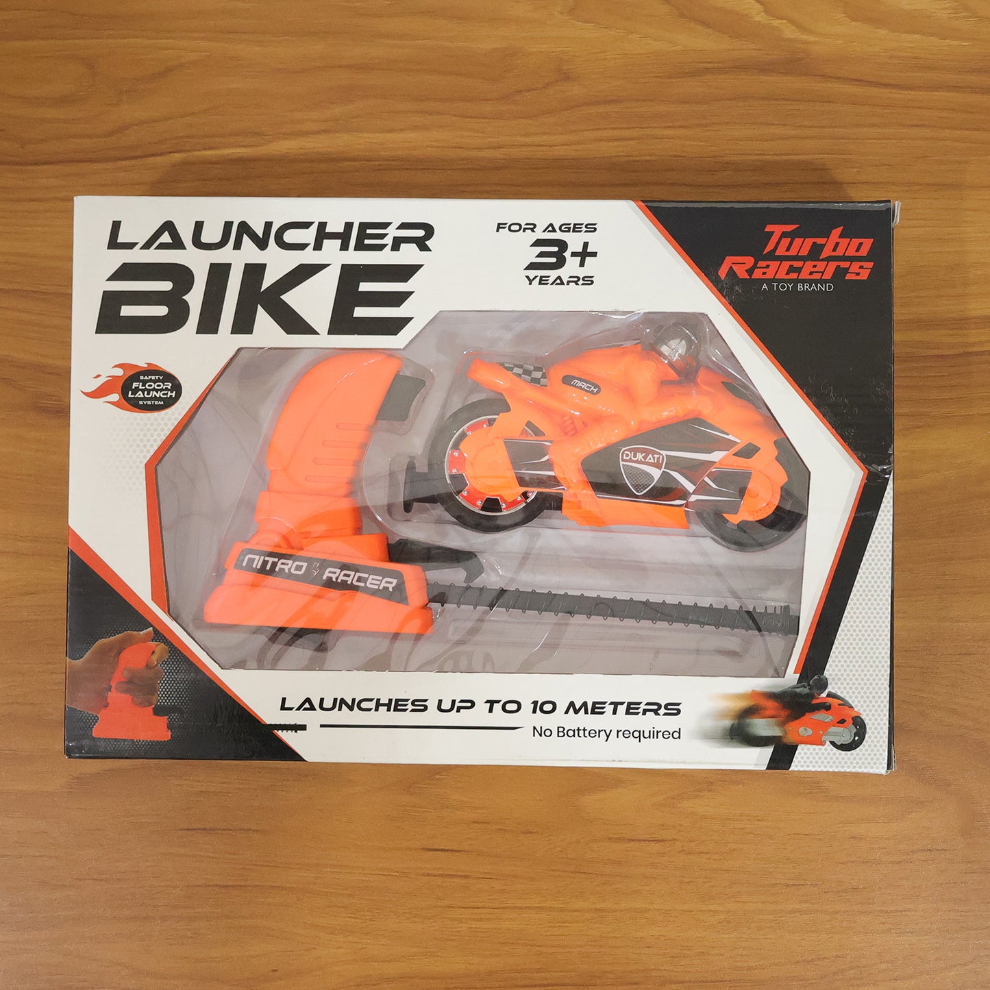 Kids Pull Launcher Racing Bike Toy - Manual Action Motorcycle - Great Price - Image 7