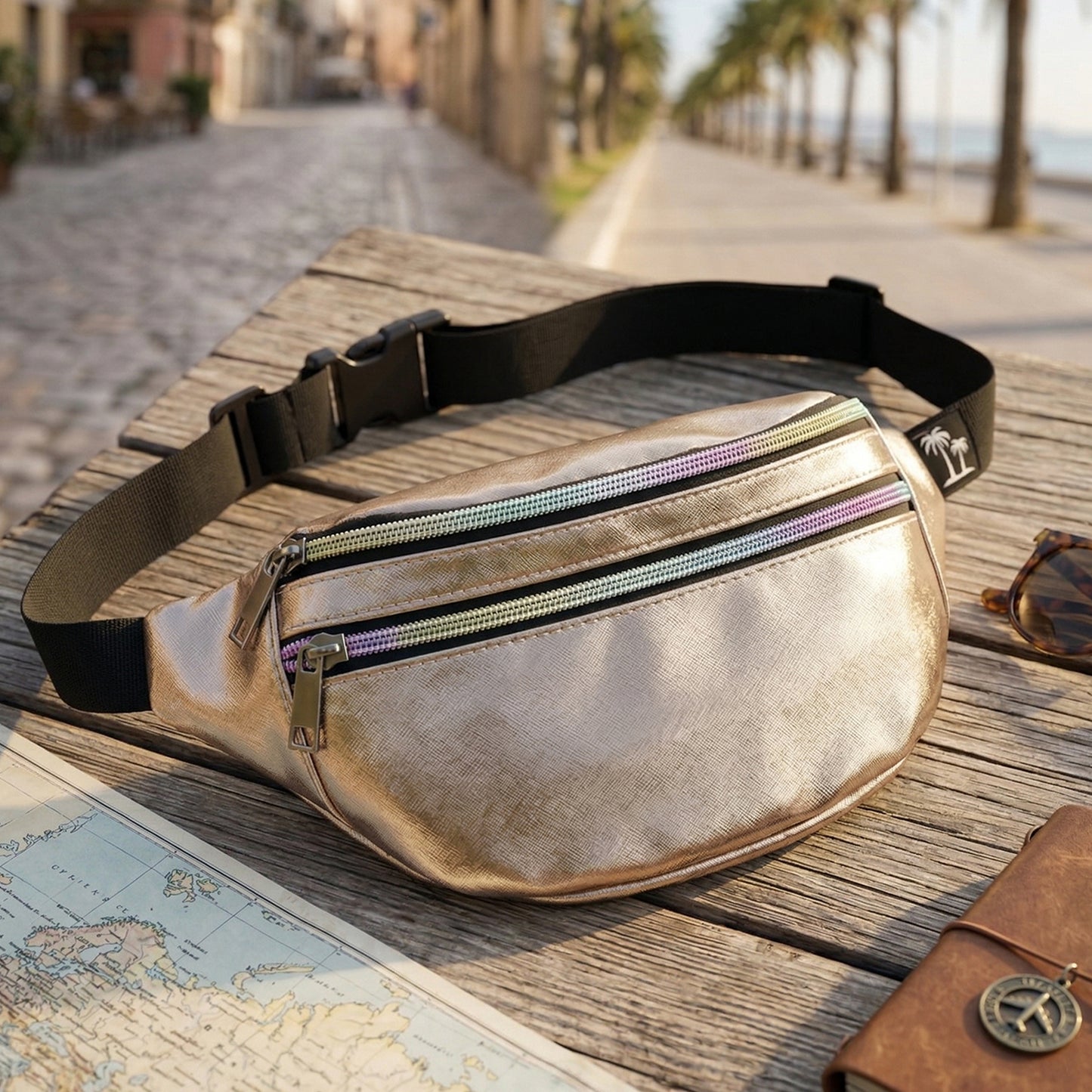 Stylish Waist Pouch with Adjustable Strap, 10x22 Cm - 1 Pc - Great Price - Image 3
