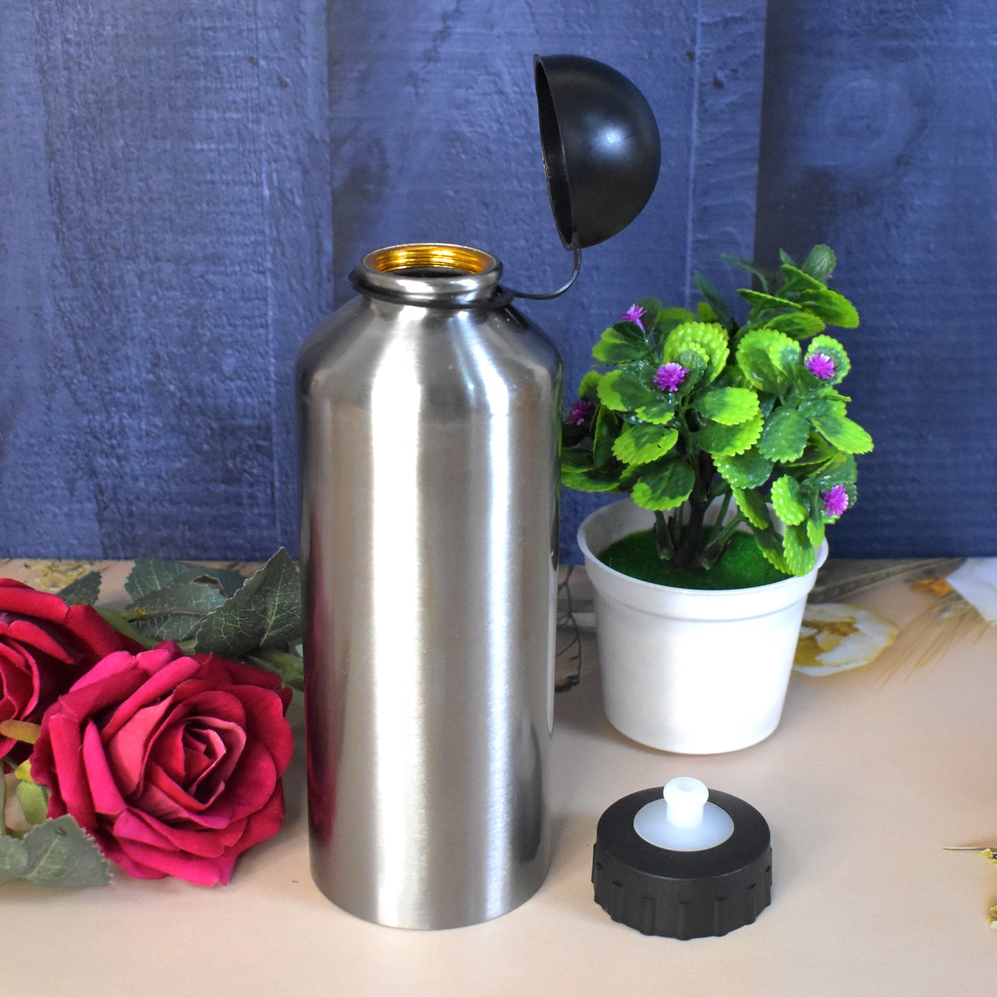 Aluminium Sports Water Bottle Look For Sports Gym (Capacity 500 Ml Approx) - Happy Price - Image 4