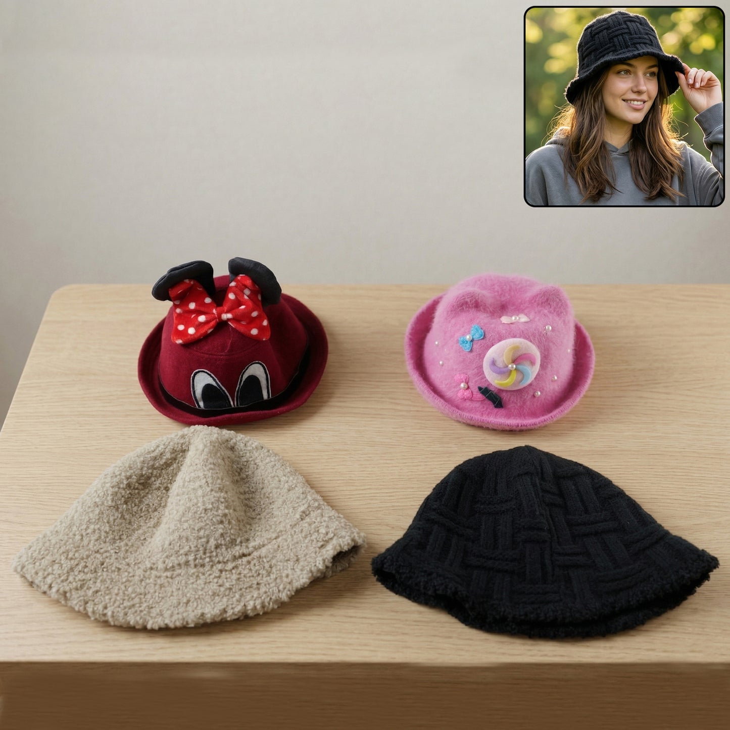 Unisex Bucket Hat for All Seasons - 1 Pc - Great Price - Image 2
