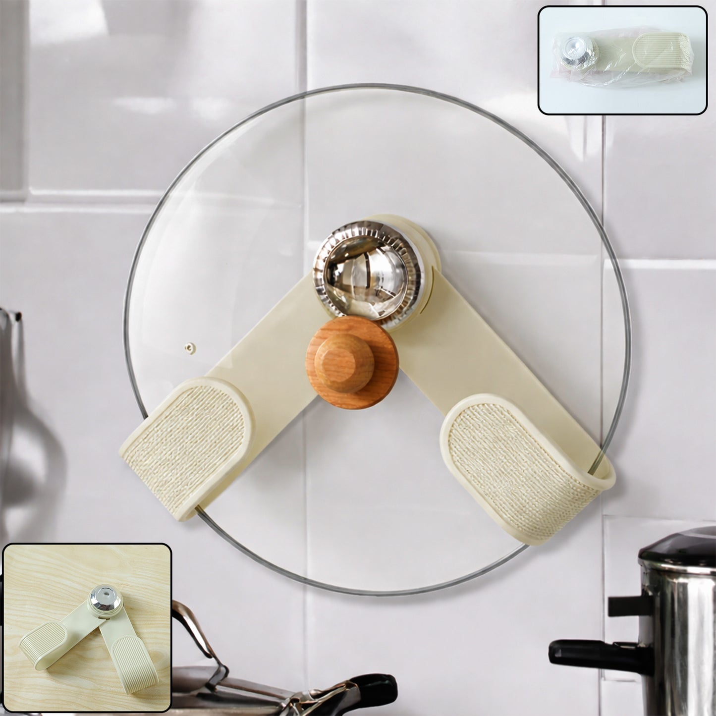 Adjustable Pot Lid Holder Clip for Safe Cooking - 1 Pc - Great Price - Image 2