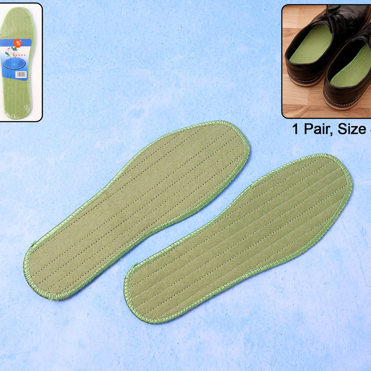 Comfort Shoe Insoles for Size 40 Foot Support - 1 Pair - Happy Price - Image 1