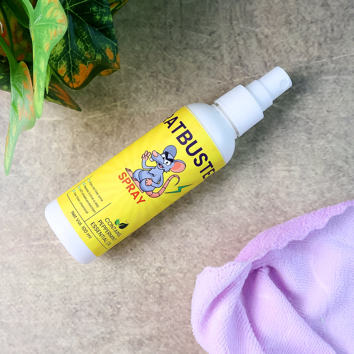 Herbal Rat Repellent Spray - 100ml Natural Rodent Control - Happy Price - Image 3