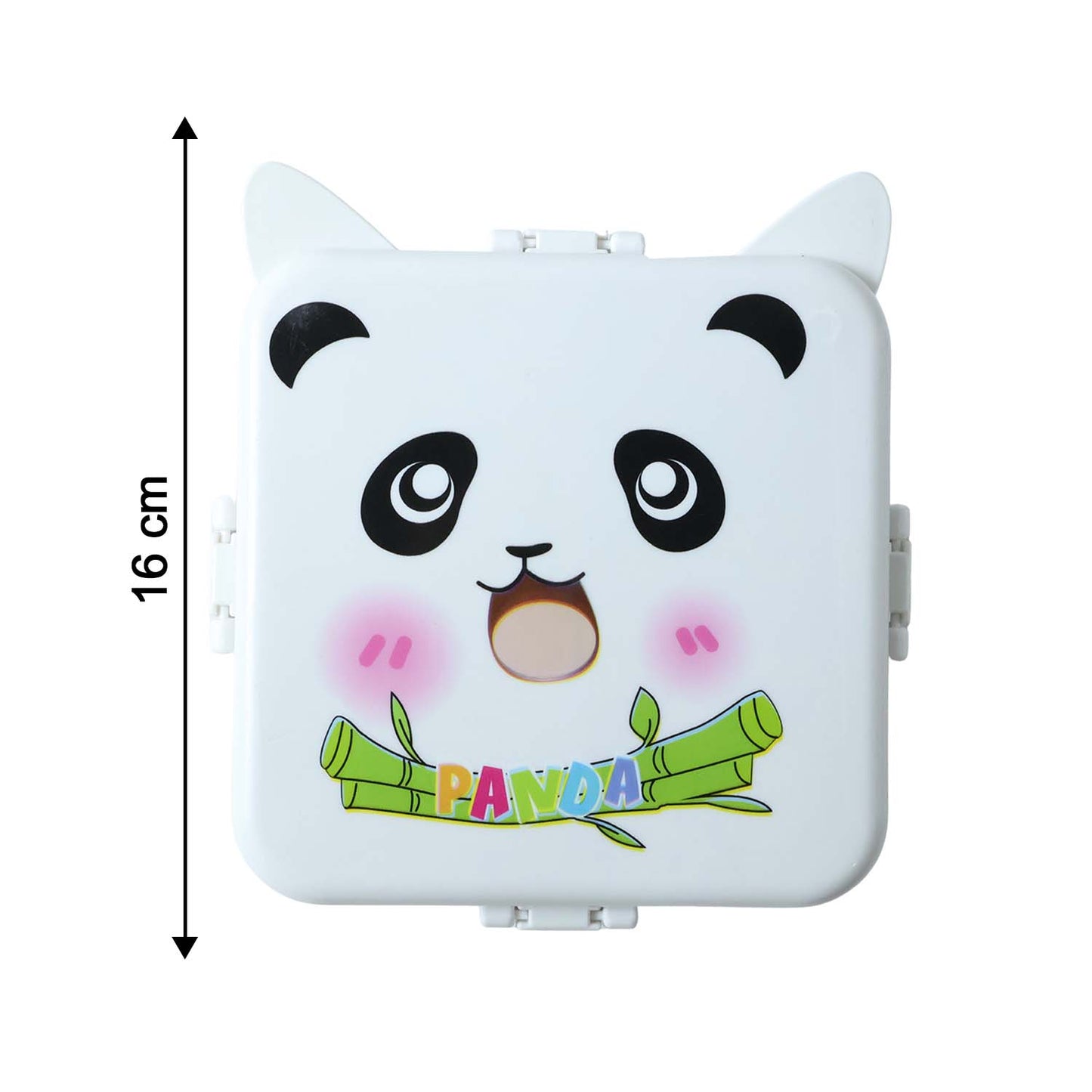 Cute Panda Kids Lunch Box with Compartments & Cutlery Set - 1 Set - Great Price - Image 5