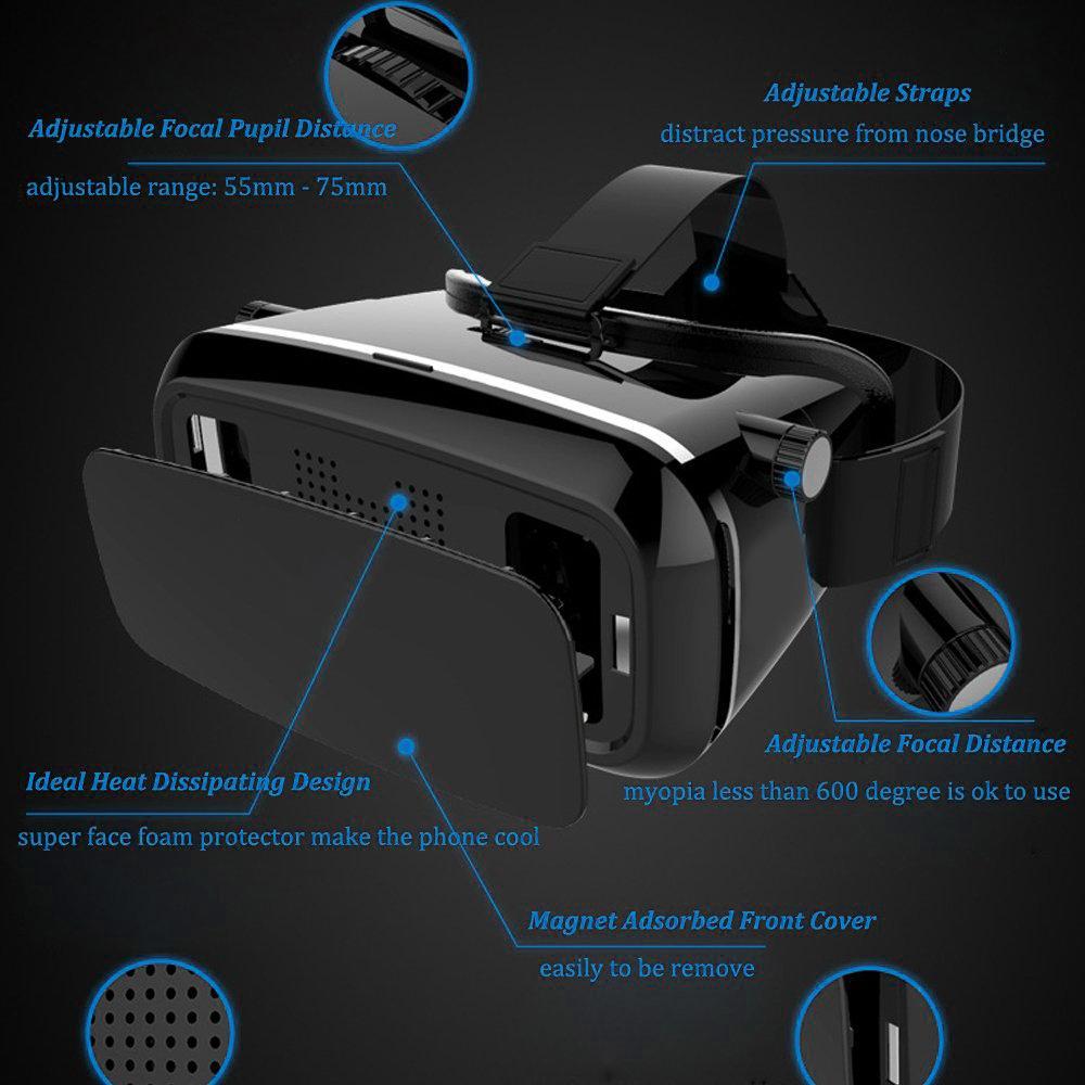 Vr Pro Virtual Reality 3d Glasses Headset - Happy Price - Image 4