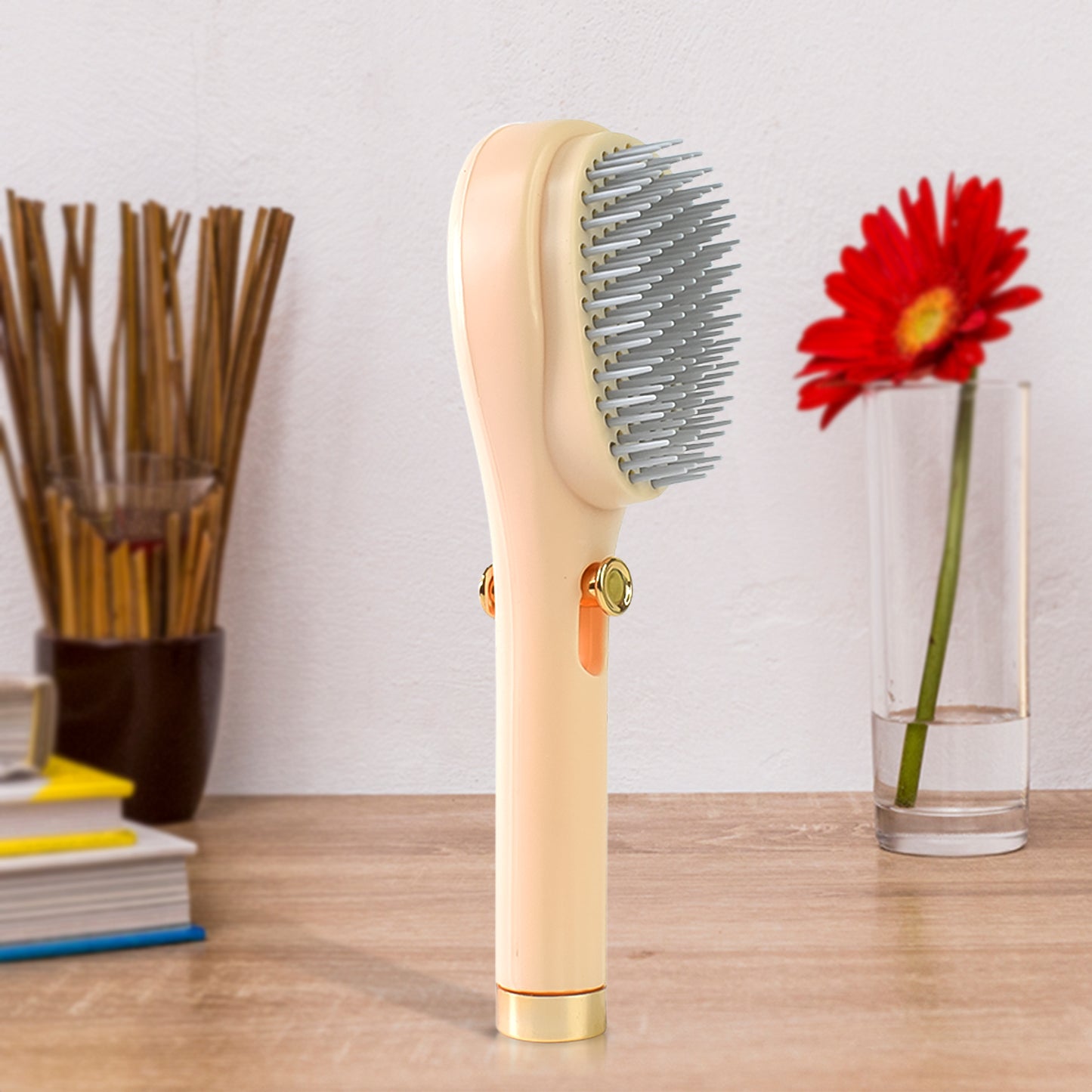 Self-cleaning Anti-static Massage Comb (1 Pc) - Happy Price - Image 2