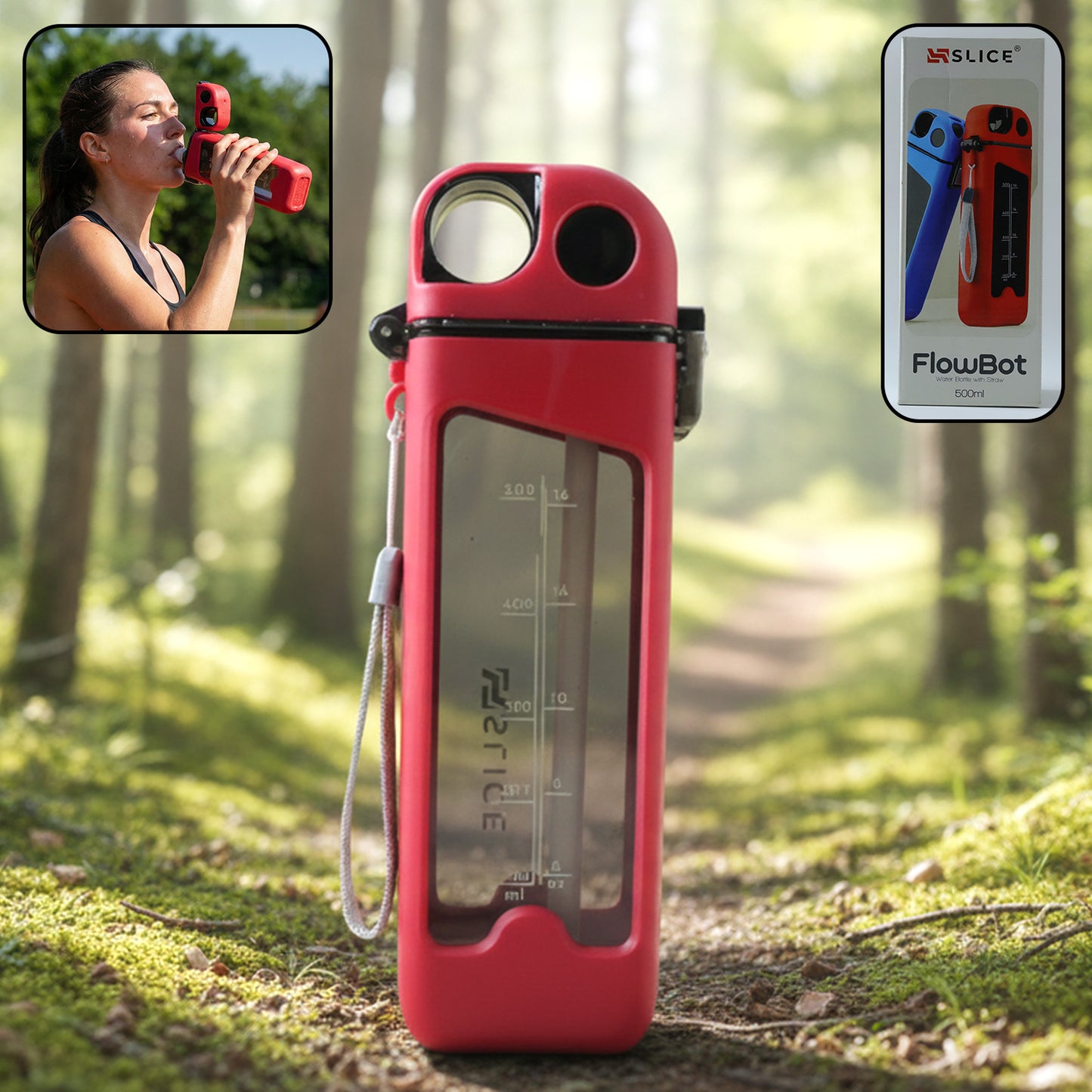 500 ML Portable Sports Water Bottle - Leakproof, Easy Sip Design (1 Pc) - Great Price - Image 2