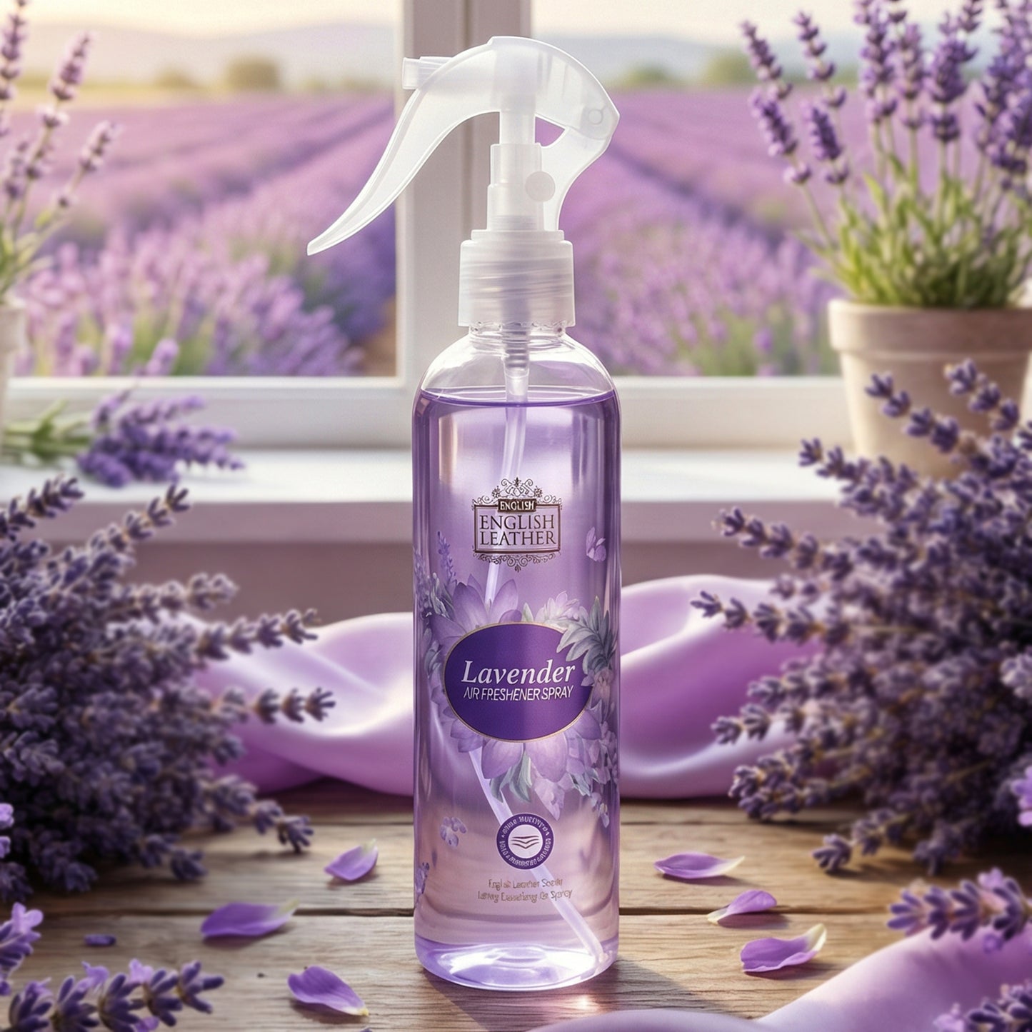 Next English Leather Lavender Air Freshener Spray 250 ML - Calming Floral Scent - Great Price - Image 3
