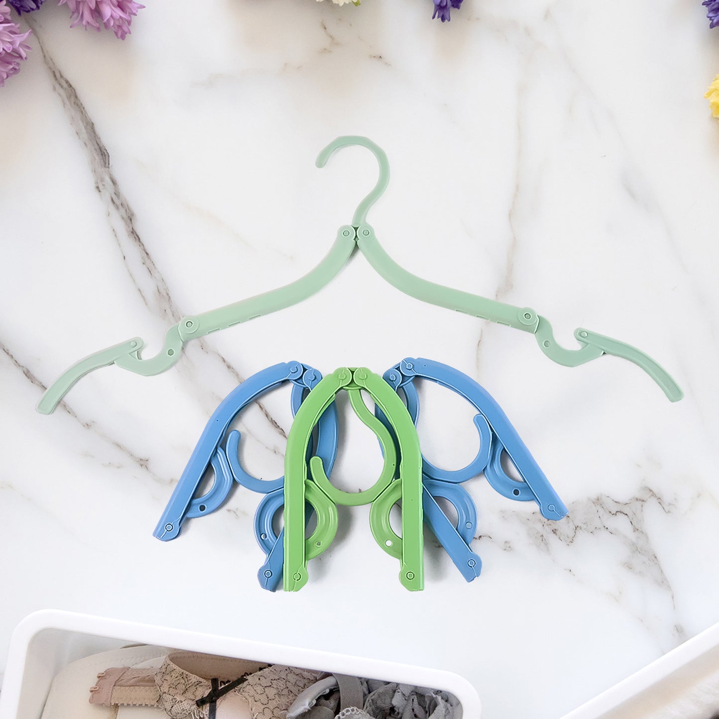 Travel Hangers Portable Folding Clothes Hangers (4 Pc Big) - Happy Price - Image 5