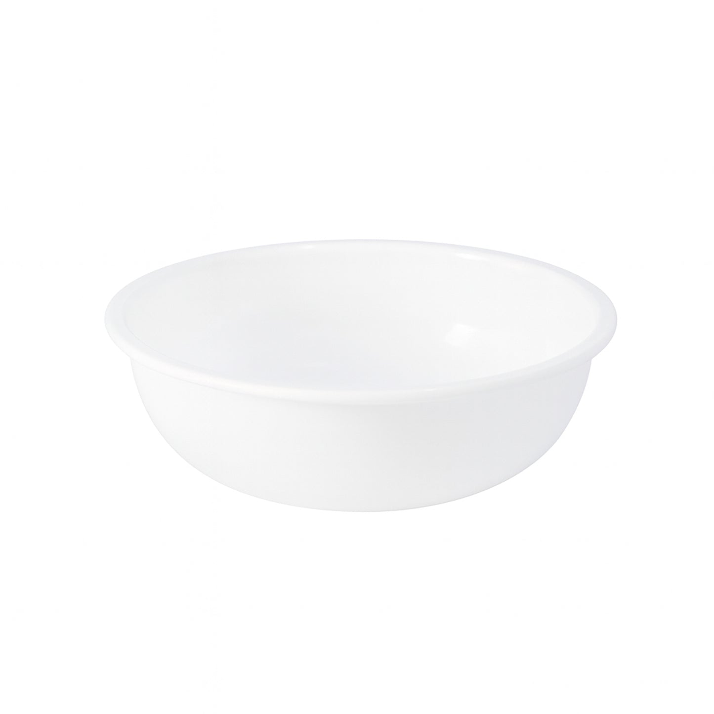 6 Inch White Plastic Serving Bowl - Deep Round Design (1 Pc) - Happy Price - Image 2
