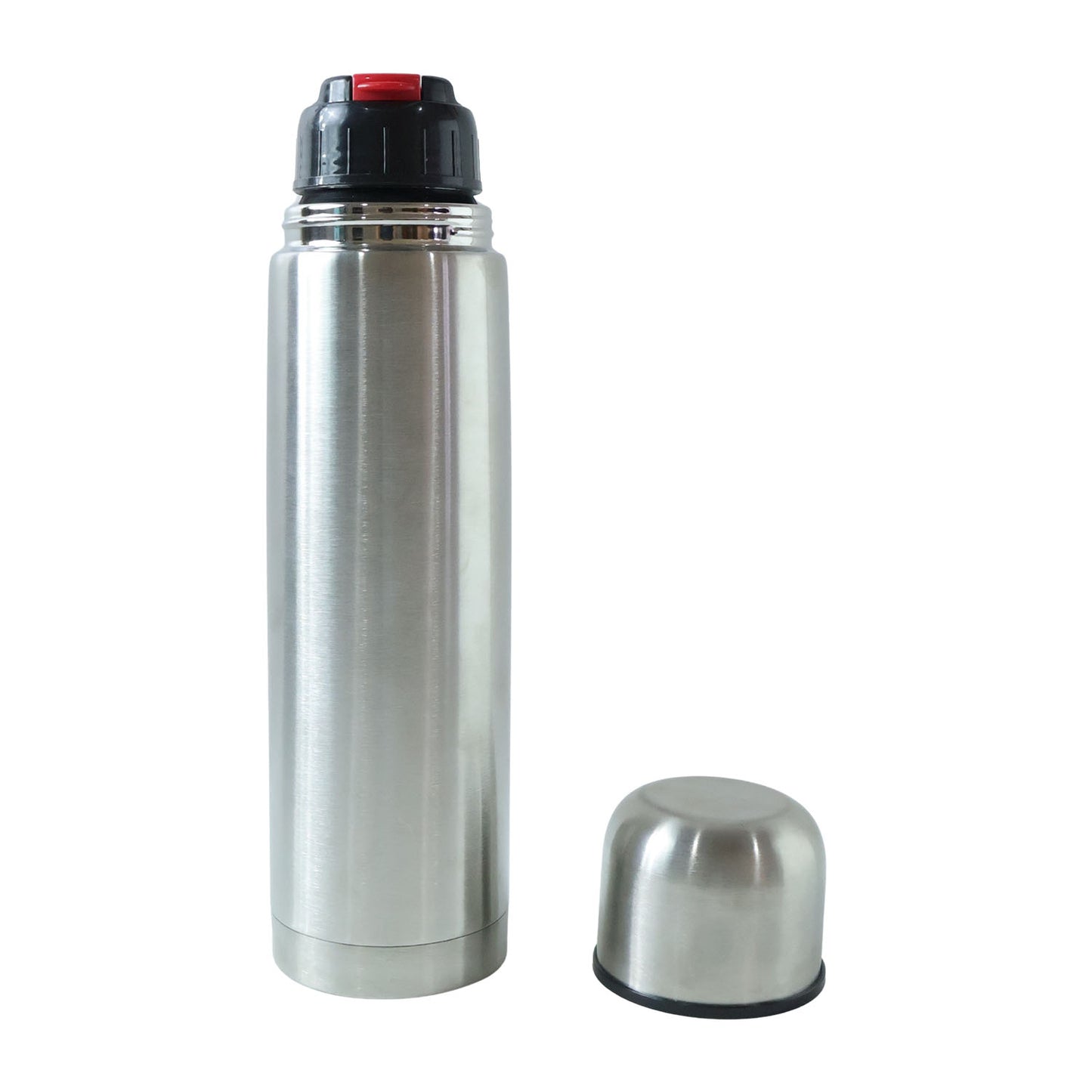 1000 ML Stainless Steel Vacuum Flask with Push Button Lid - Great Price - Image 4