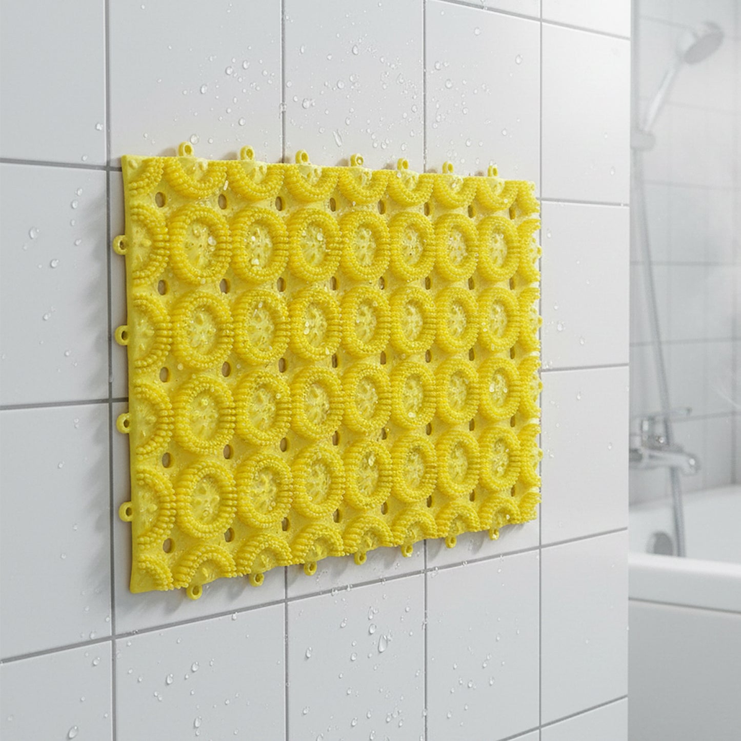 Anti-Slip Textured Bathroom Massage Mat with Suction Cups (33 x 21 cm) - Happy Price - Image 3