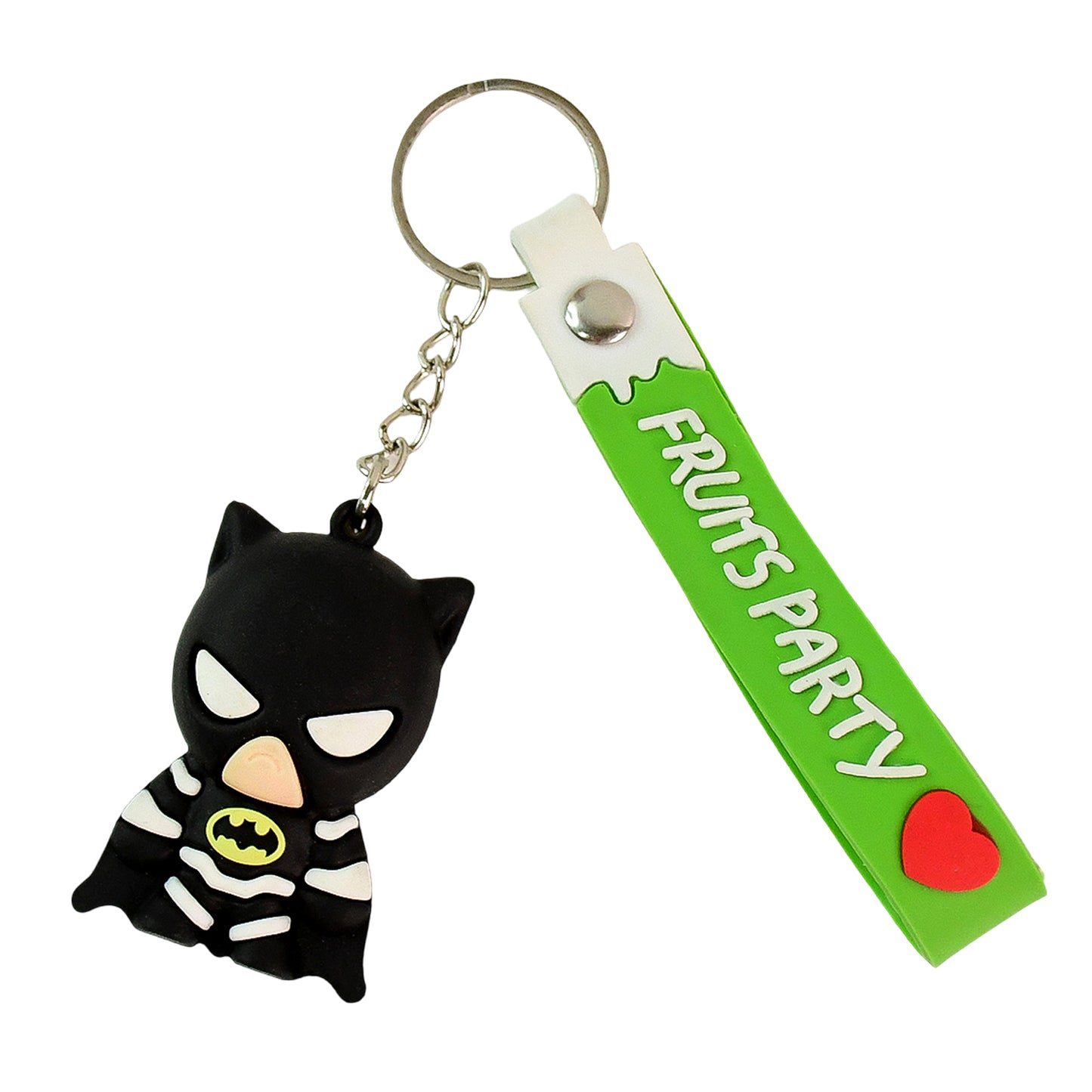 Cute Cartoon Silicone 3d Key Chain With Metal Hook Strap (Pack Of 1) - Happy Price - Image 5
