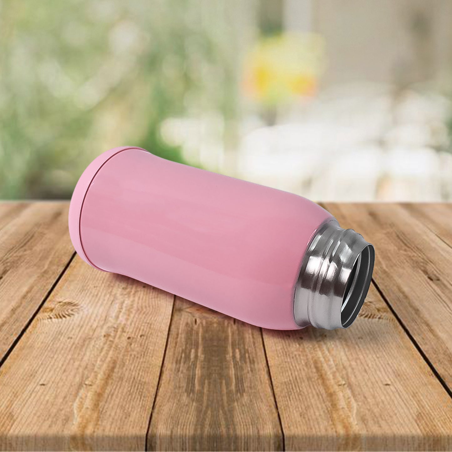 Thermos Steel Double Wall Vacuum Bottle With Cover Strap 600ml Approx - Happy Price - Image 3