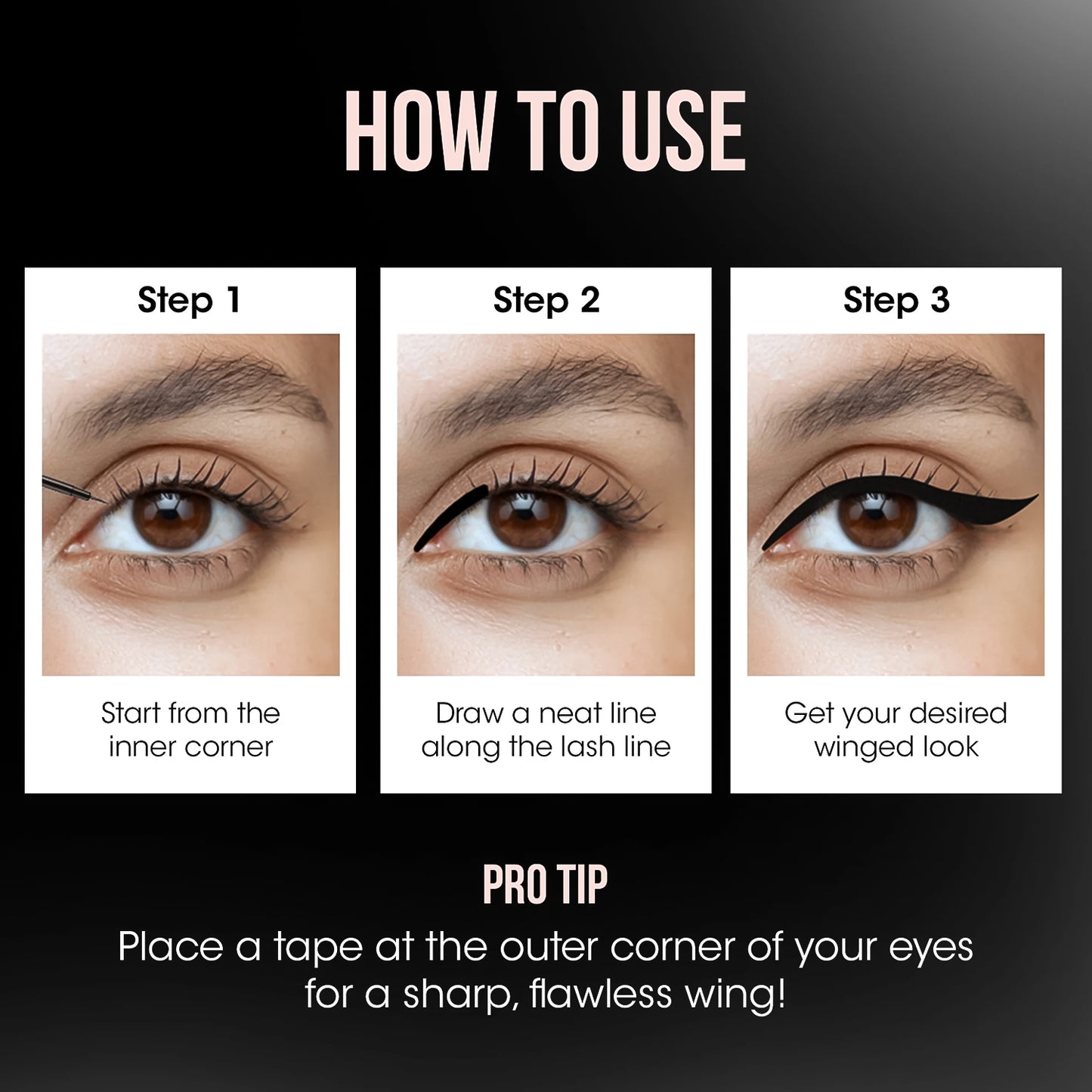 Mystic Matte Liquid Eyeliner - Waterproof & Smudge-Proof, 4.5 ml - Happy Price - Image 5