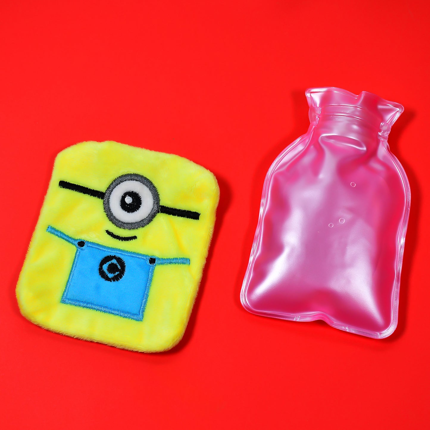 Minions Small Hot Water Bag With Cover For Pain Relief Neck Shoulder Pain And Hand Feet Warmer Menstrual Cramps. - Happy Price - Image 7