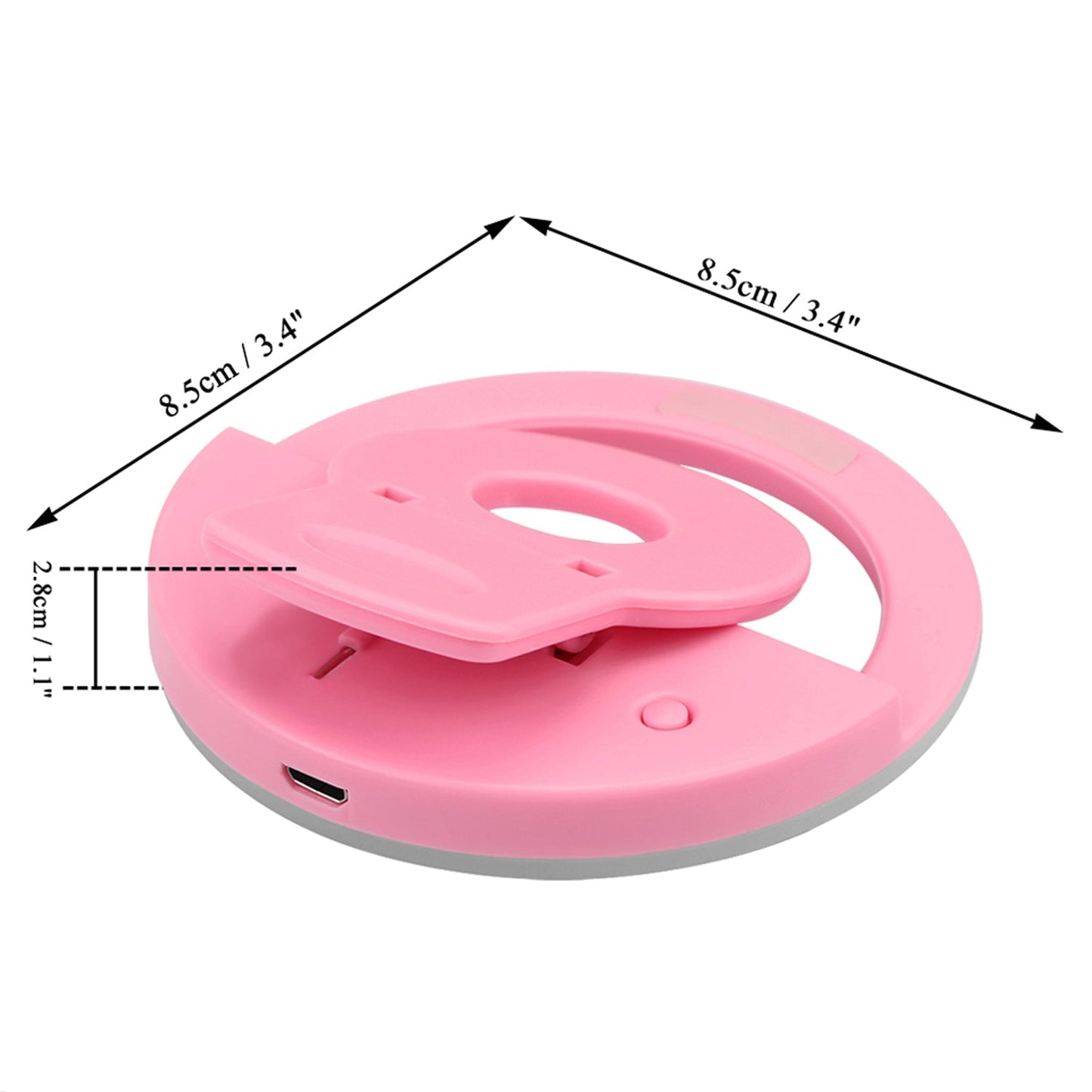 Selfie Ring Light Used For Applying Bright Shade Over Face During Taking Selfies And Making Videos Etc. - Happy Price - Image 4