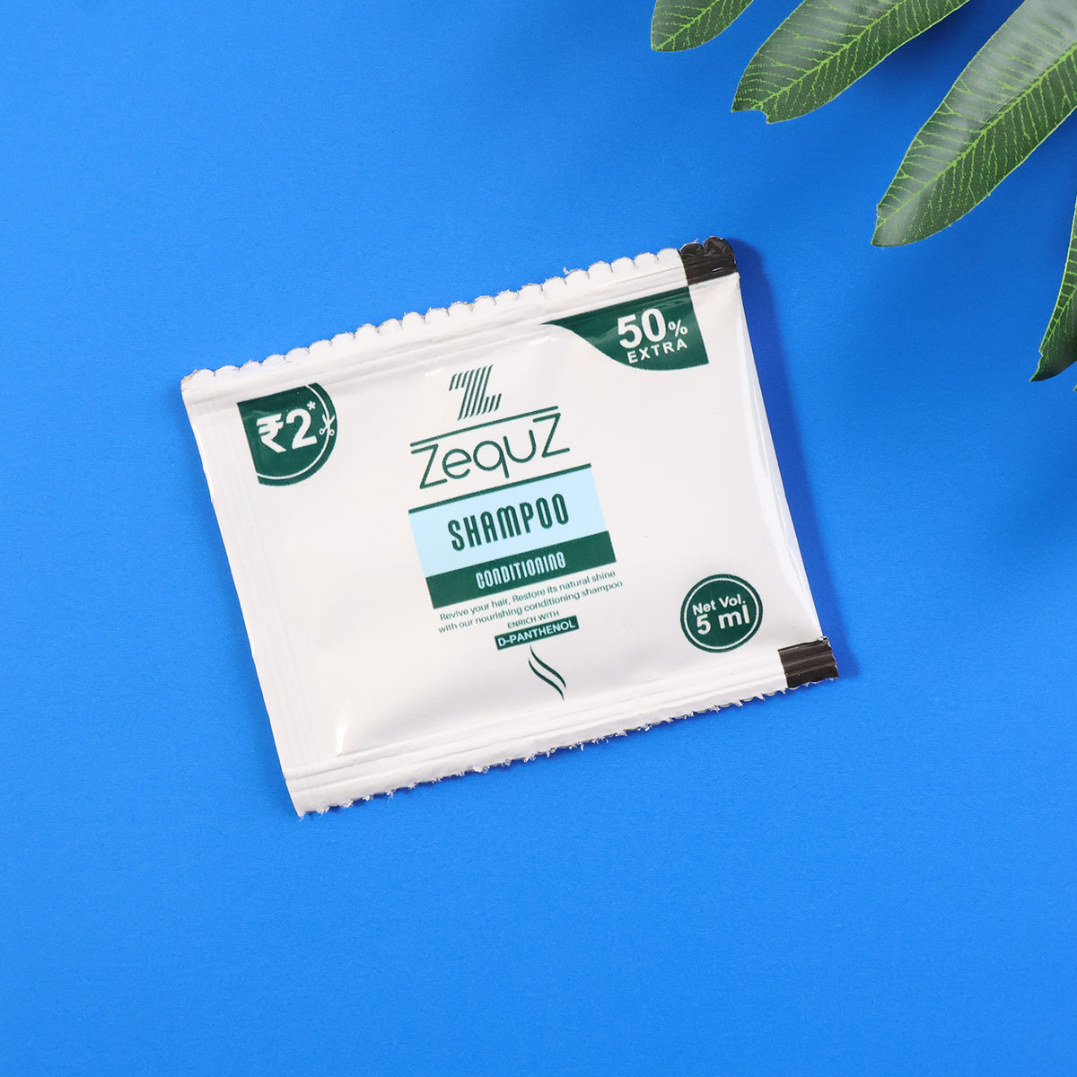 Zequz Nourishing Conditioning Shampoo Sachet - 5ml Single Use Pack for Soft Hair - Great Price - Image 3