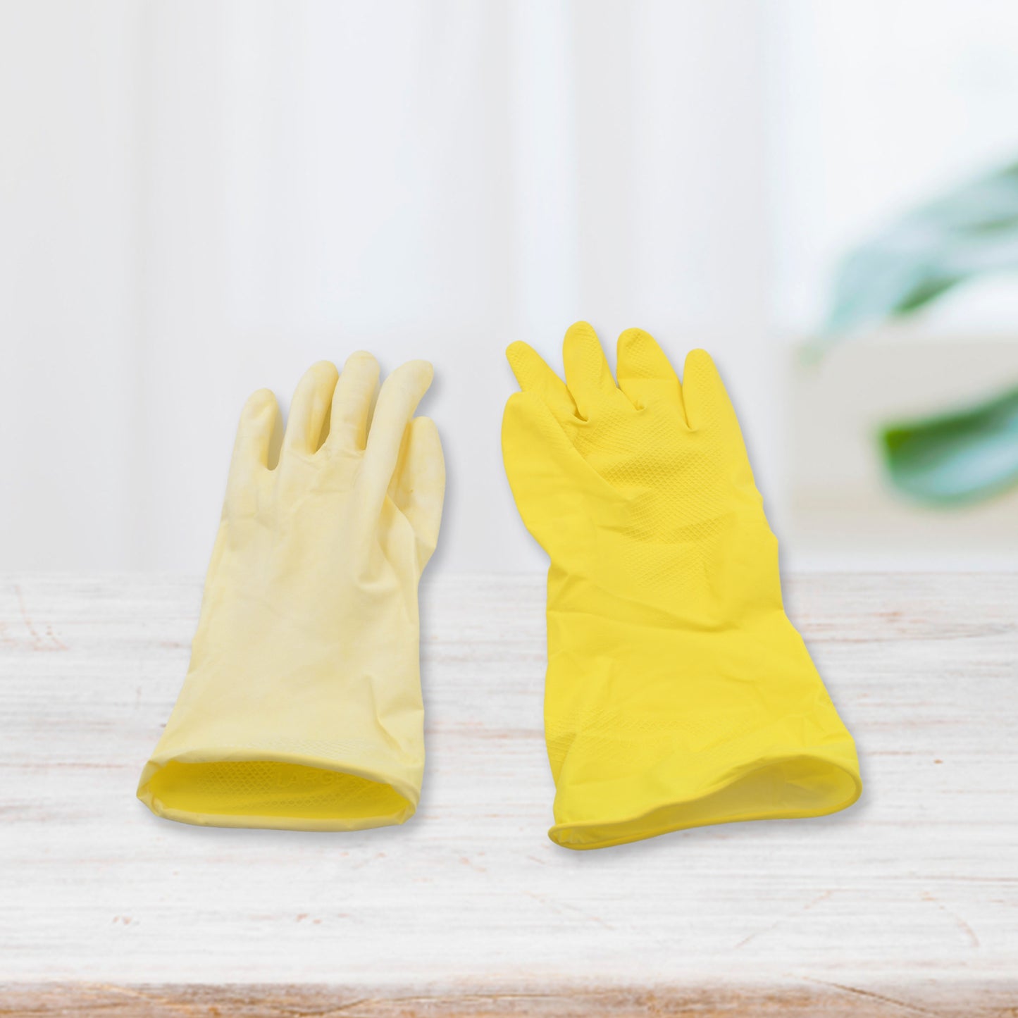Multipurpose Rubber Reusable Cleaning Gloves Reusable Rubber Hand Gloves I Latex Safety Gloves I For Washing I Cleaning Kitchen I Gardening I Sanitation I Wet And Dry Use Gloves (1 Pair) - Happy Price - Image 6
