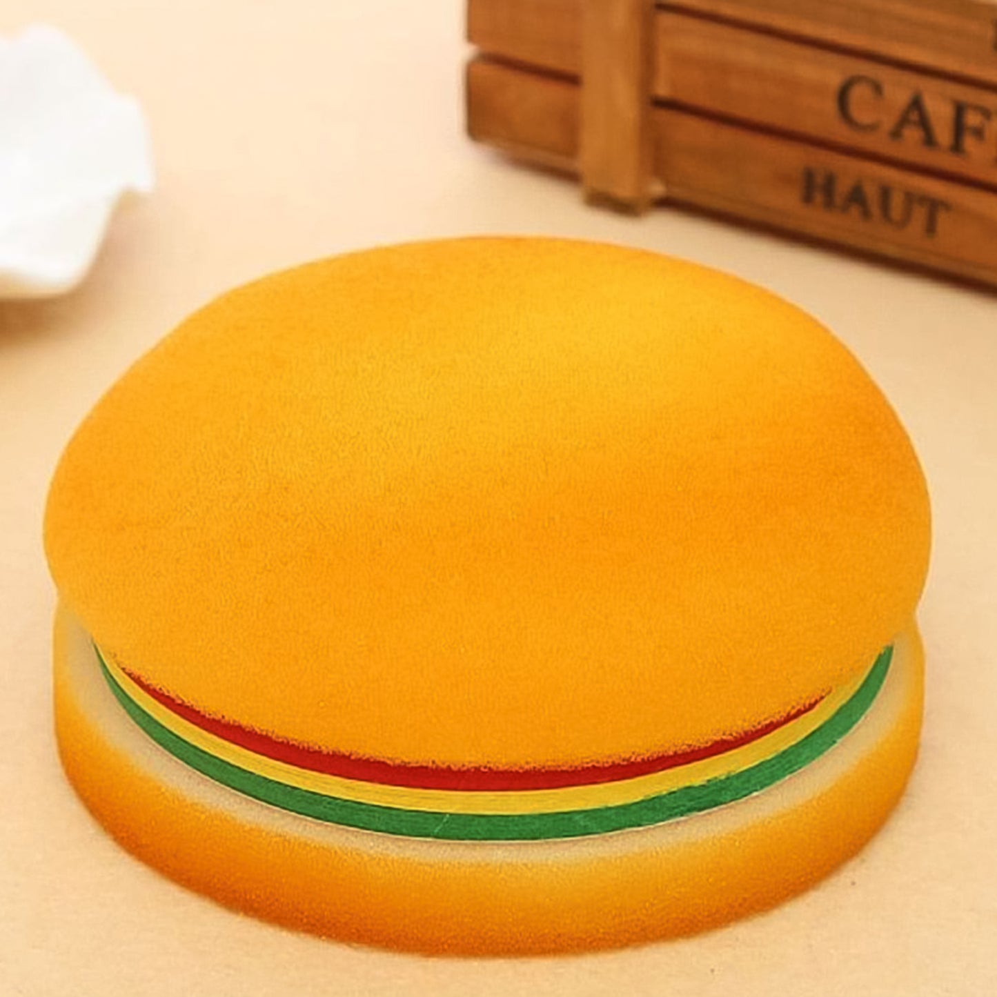 Burger Shaped Notepad Sticky Notes Memo Pads Unique Mini Notes (Multicolor) - Happy Price - Image 2