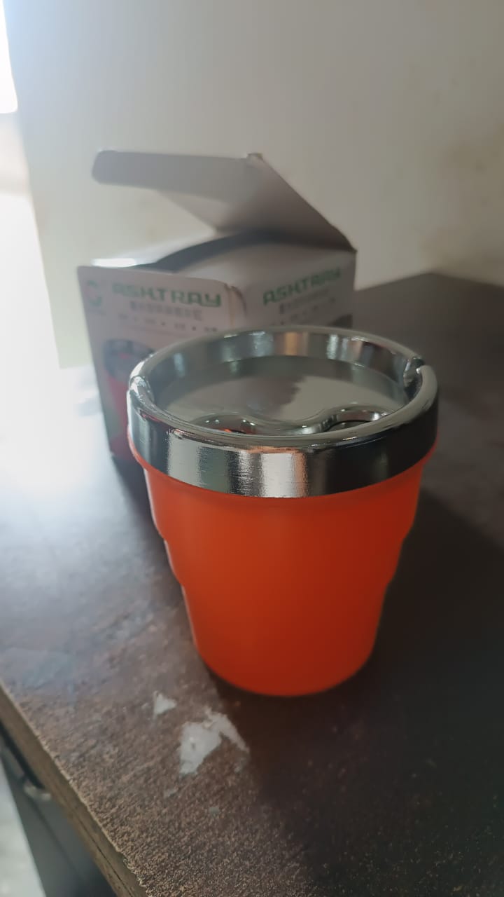 Plastic Car Ashtray Holder Cup With Lid (1 Pc) - Happy Price - Image 7