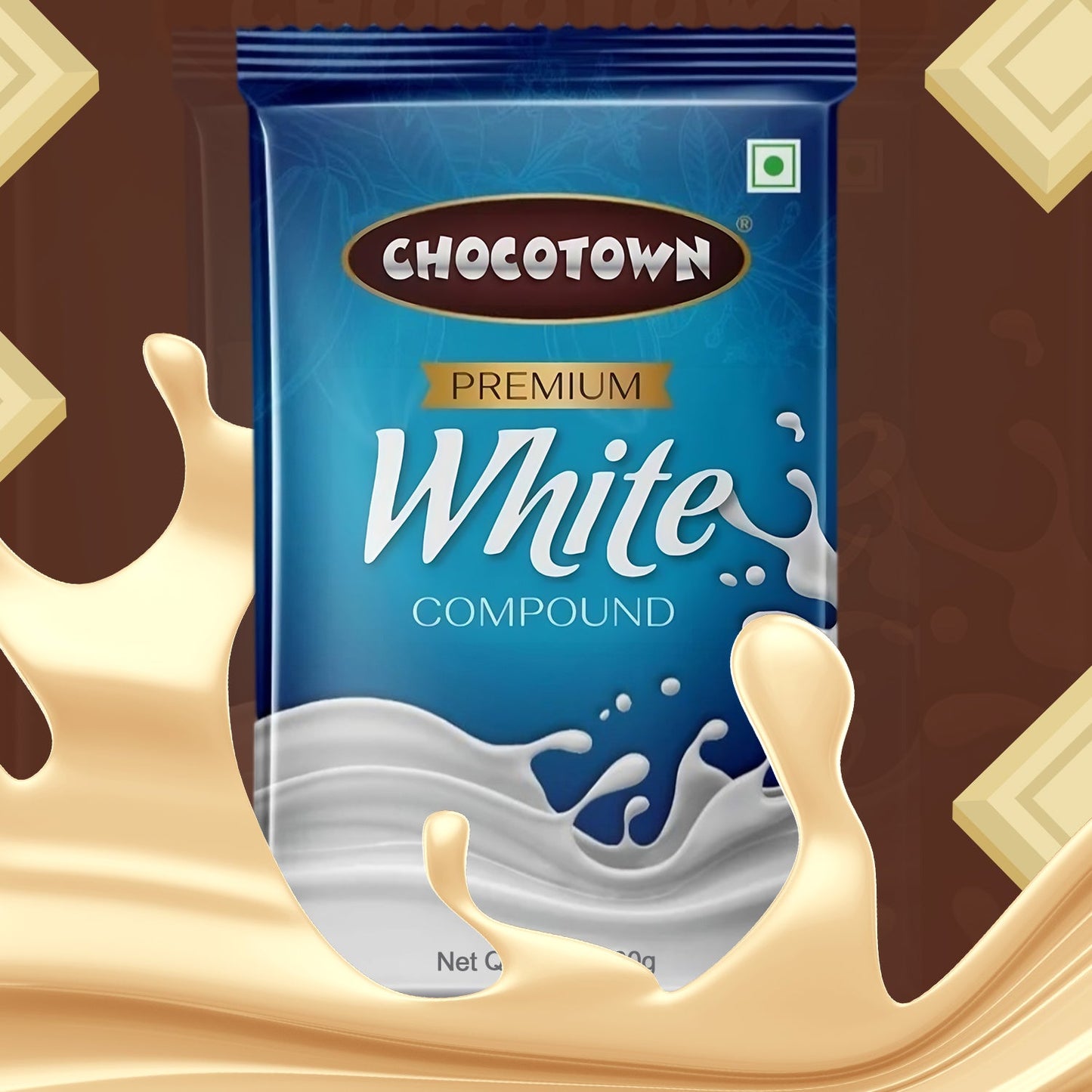 Chocotown Premium White Choco Compound Slab 500gm - Happy Price - Image 5