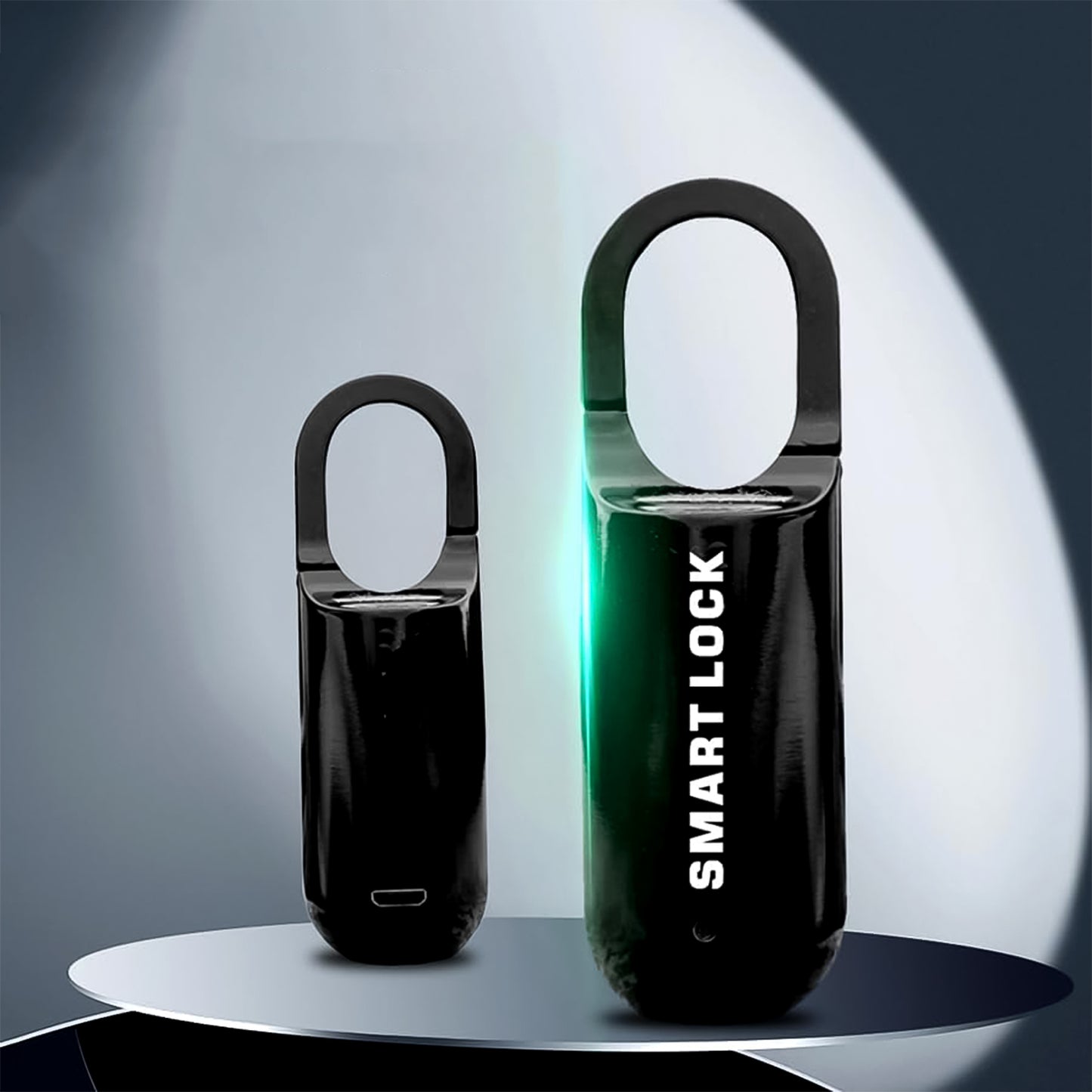 Small Usb Rechargeable Smart Fingerprint Padlock For Locker - Happy Price - Image 2