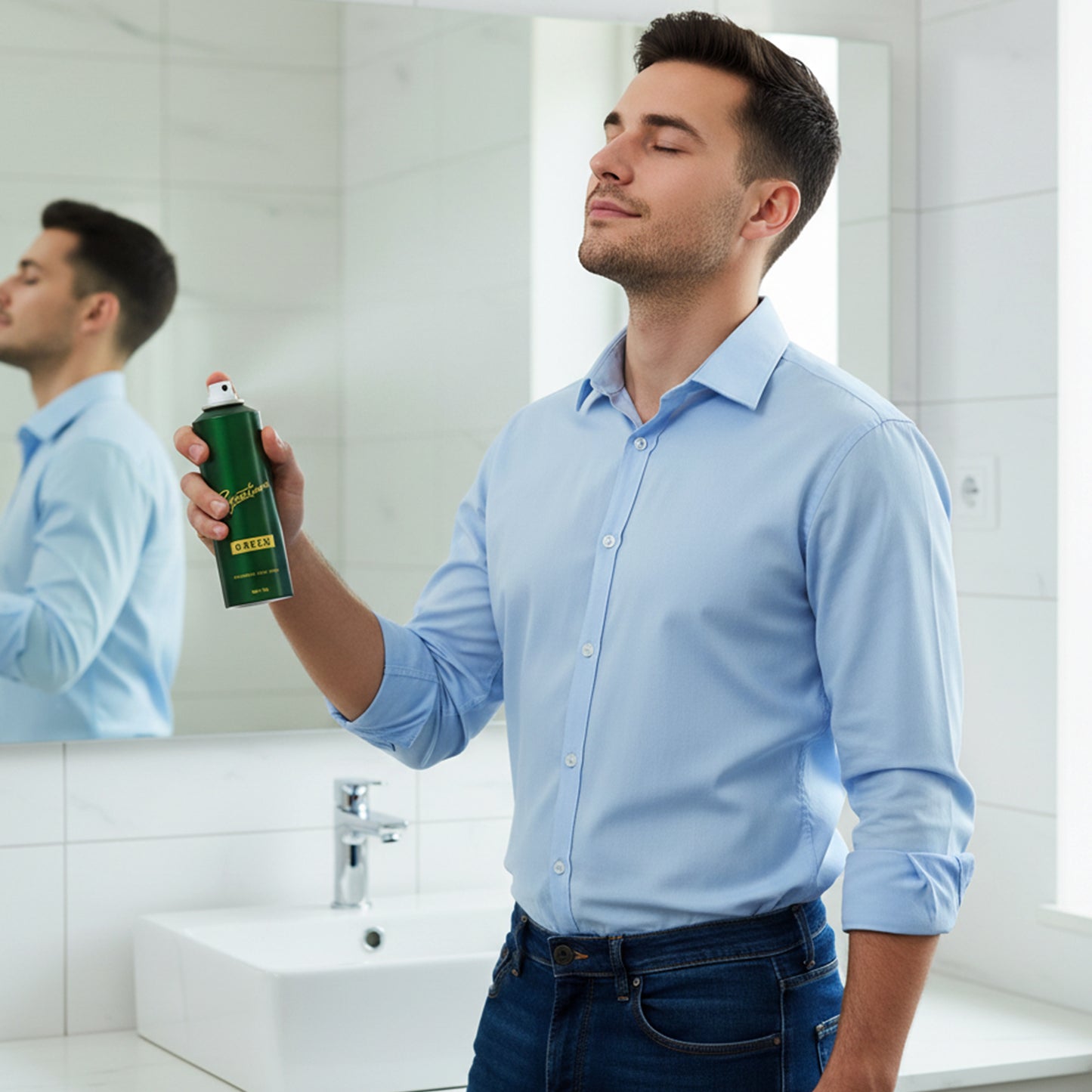 Signature Premium Green Fragrance Body Spray for Men, 200 ML - Great Price - Image 6