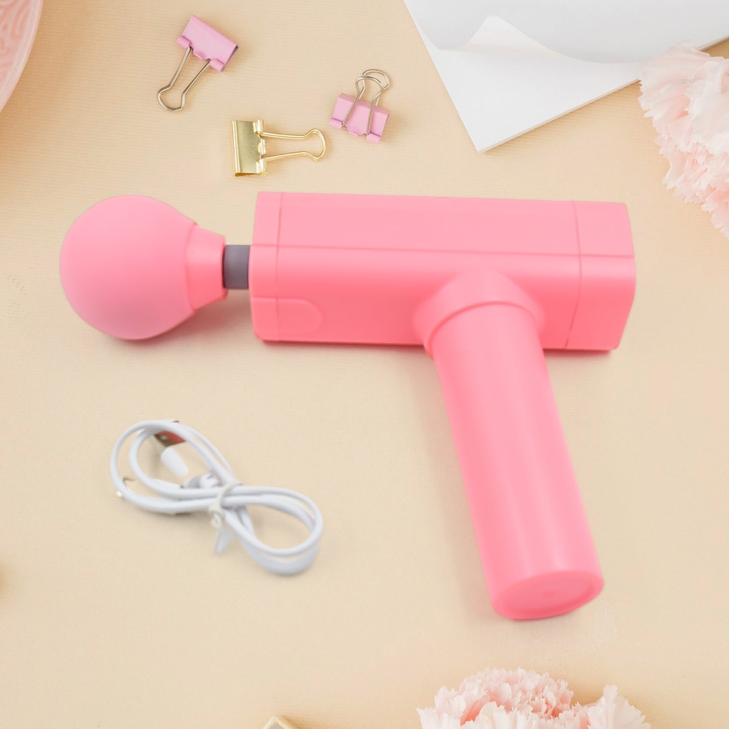 Massage Gun Deep Relax Powerful Muscle Massager Usb Chargeable (1 Pc) - Happy Price - Image 2