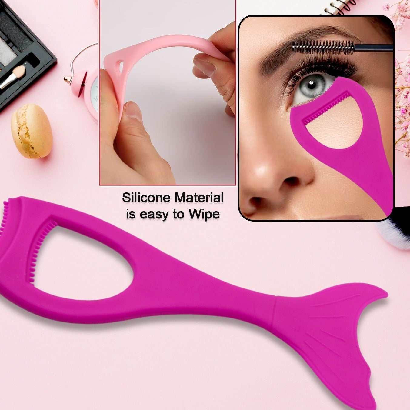 Multifunctional Silicone Makeup Aid for Eyeliner & Mascara (1 Pc) - Happy Price - Image 1
