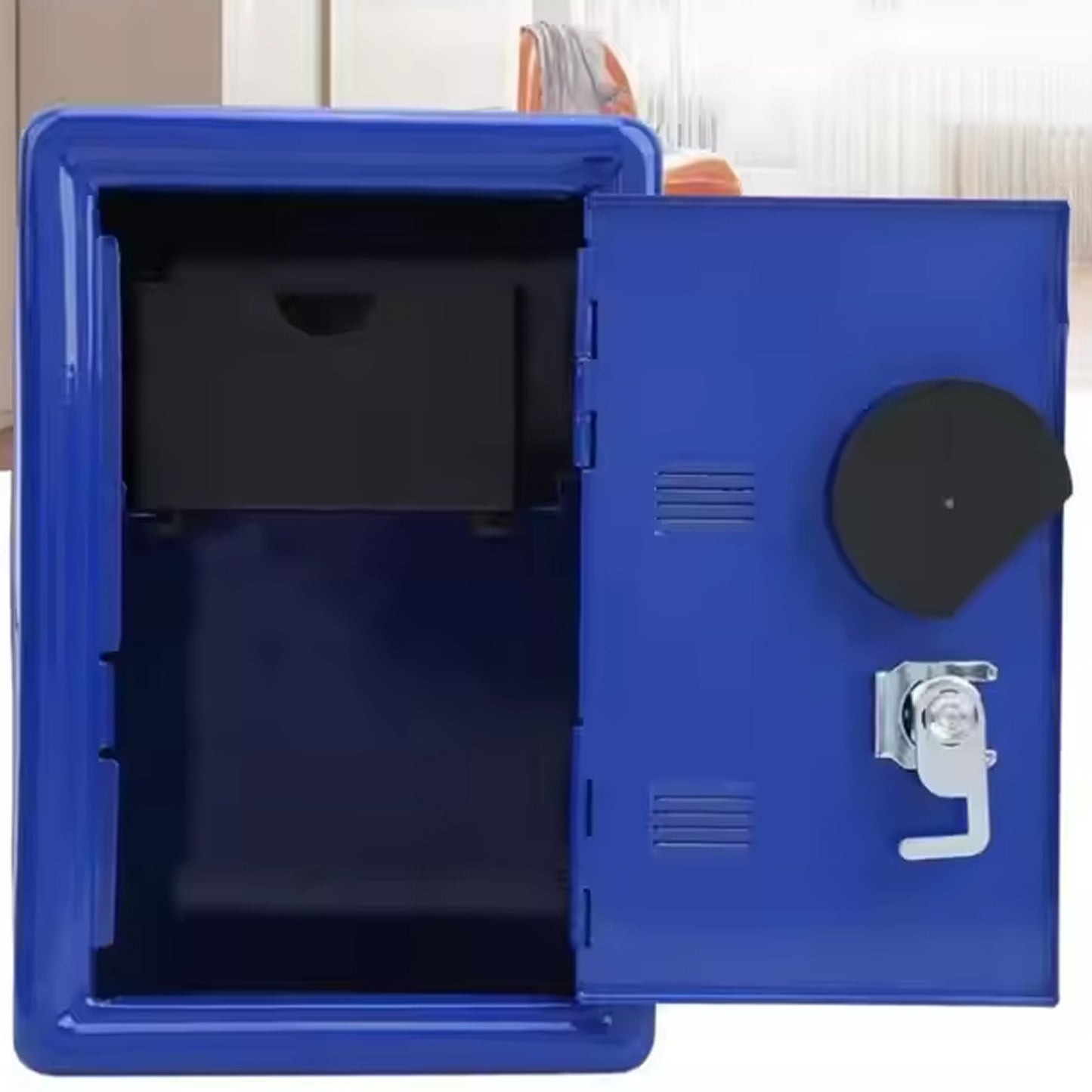 Mini Metal Cash Box Safe Creative Piggy Bank With 2 Key (1 Pc) - Happy Price - Image 6