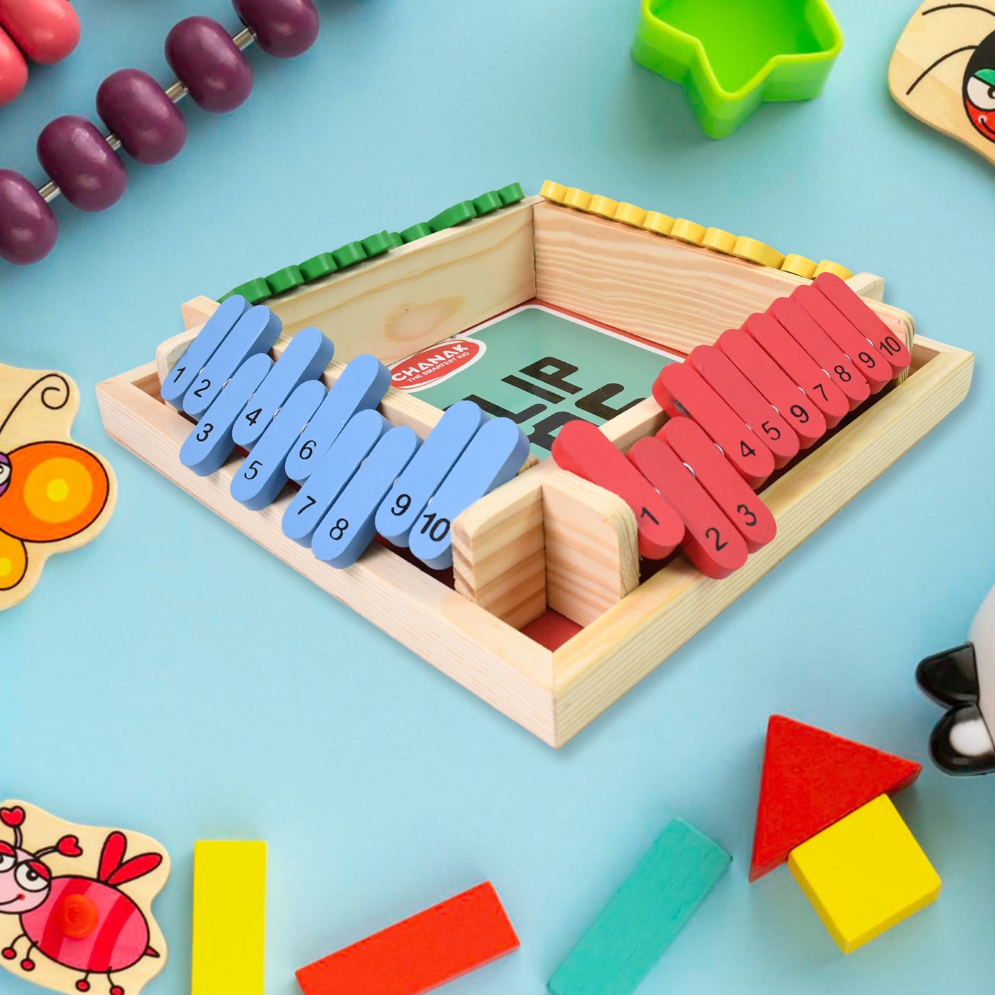 Shut The Box Dice Game Classic Flip Me Multiplayer Game (1 Set) - Happy Price - Image 3