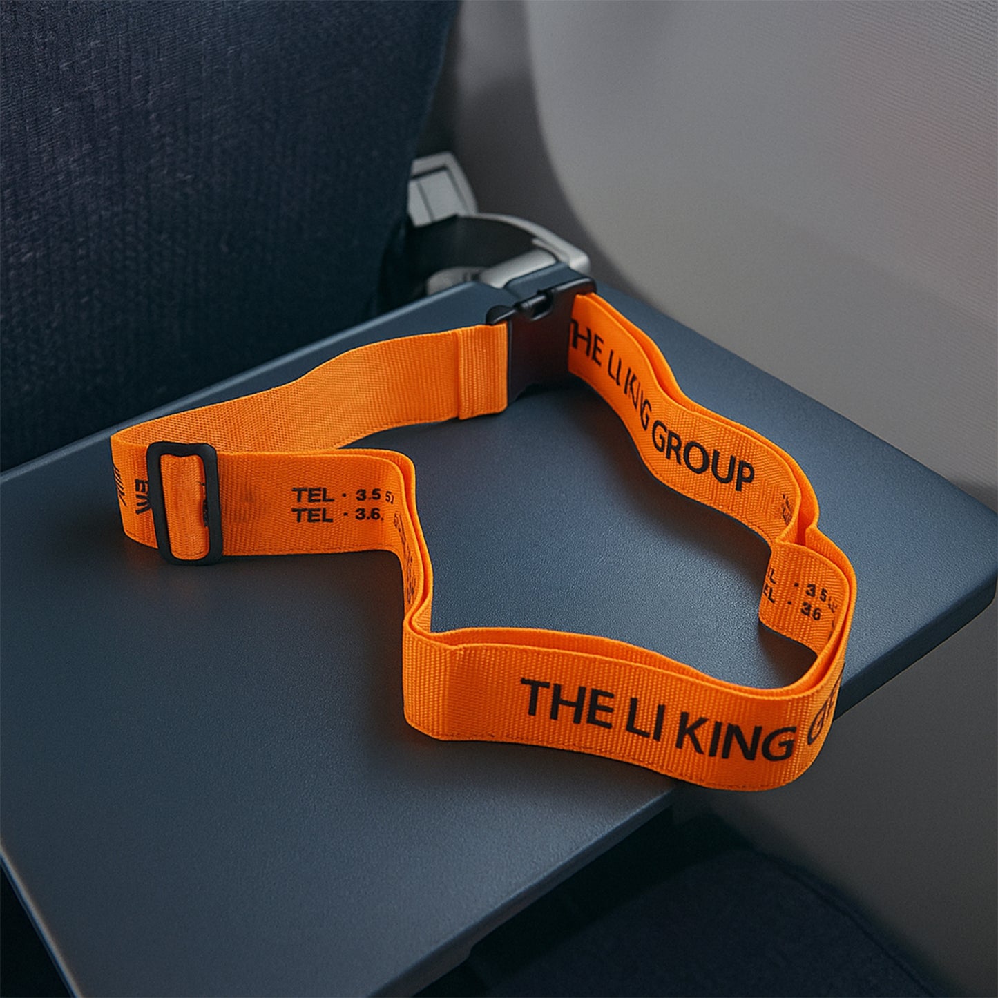 Adjustable Luggage Strap with Buckle - 1 Pc Orange - Happy Price - Image 4