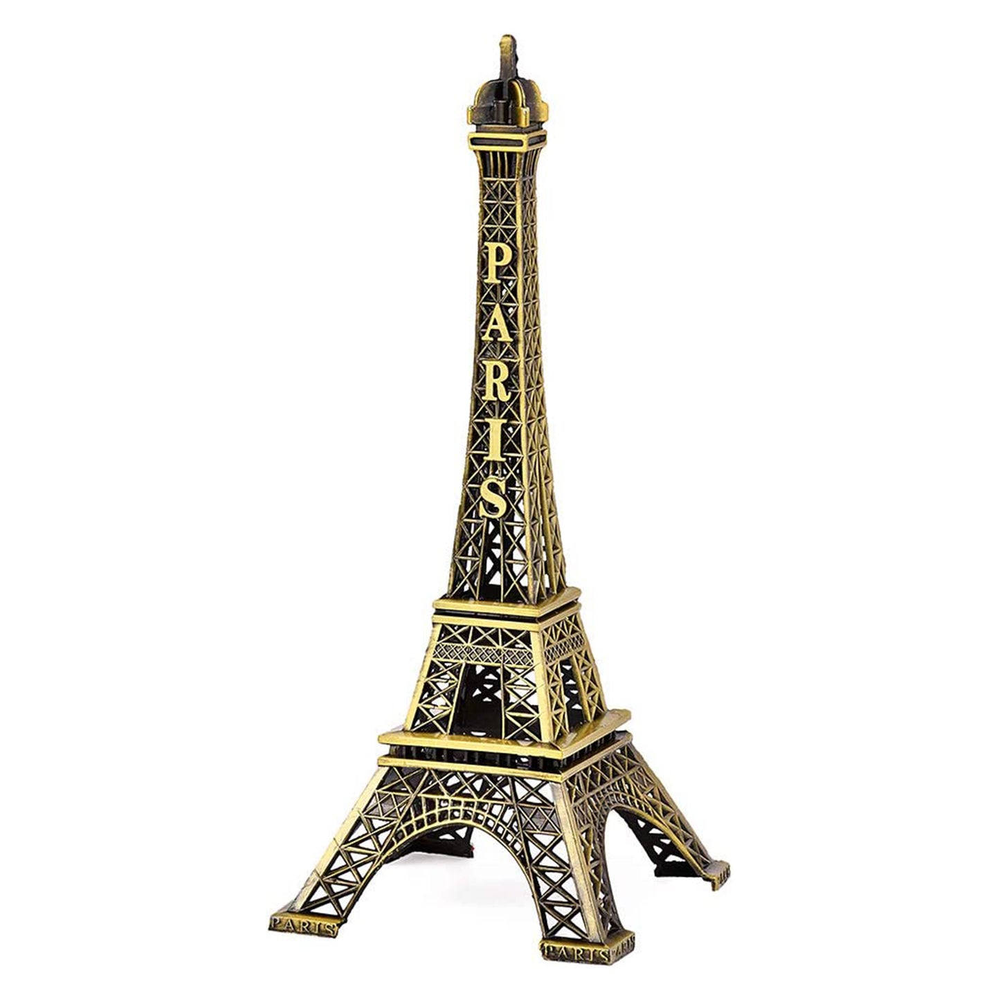 Antique Finish 3d Metal Paris Eiffel Tower Metal Craft Famous Landmark Building Metal Statue Cabinet Office Gifts Decorative Showpiece. - Happy Price - Image 2