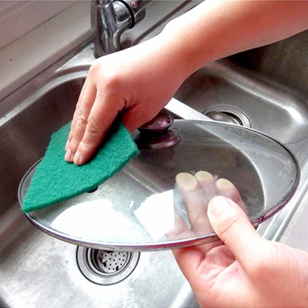 Scrub Sponge Cleaning Pads Aqua Green - Happy Price - Image 4