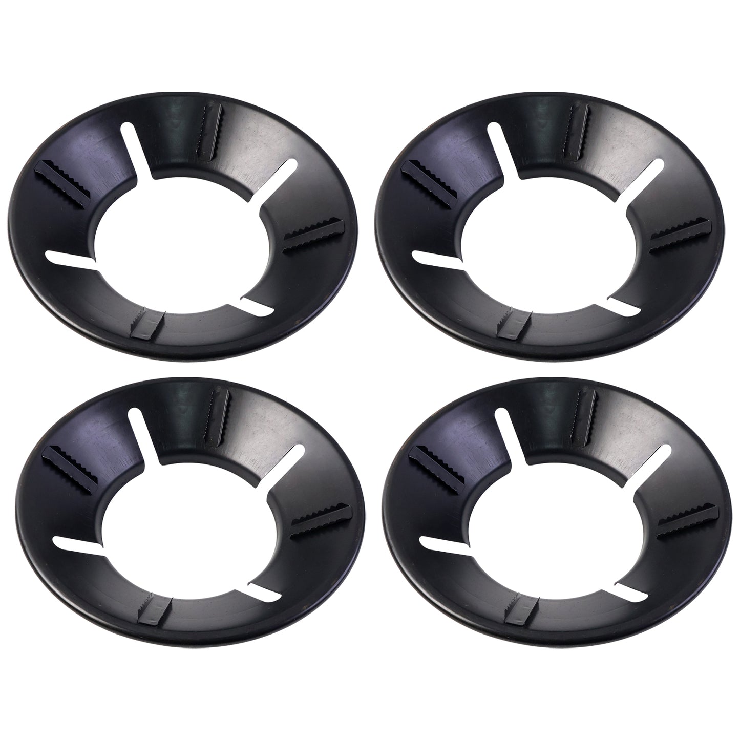 Gas Stove Flame Guard Ring - 4 Pcs Set, 25x25 cm Heat Efficiency Plates - Happy Price - Image 2