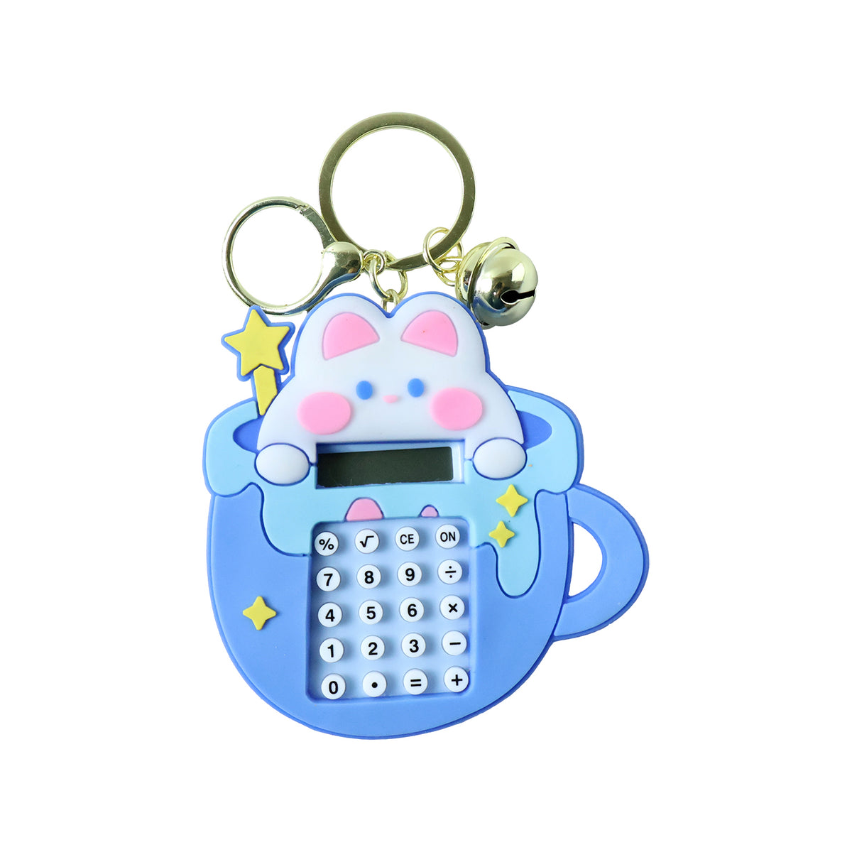 Cute Bunny Calculator Keychain with Mini Digital Display (1 Pc) - Happy Price - Image 4