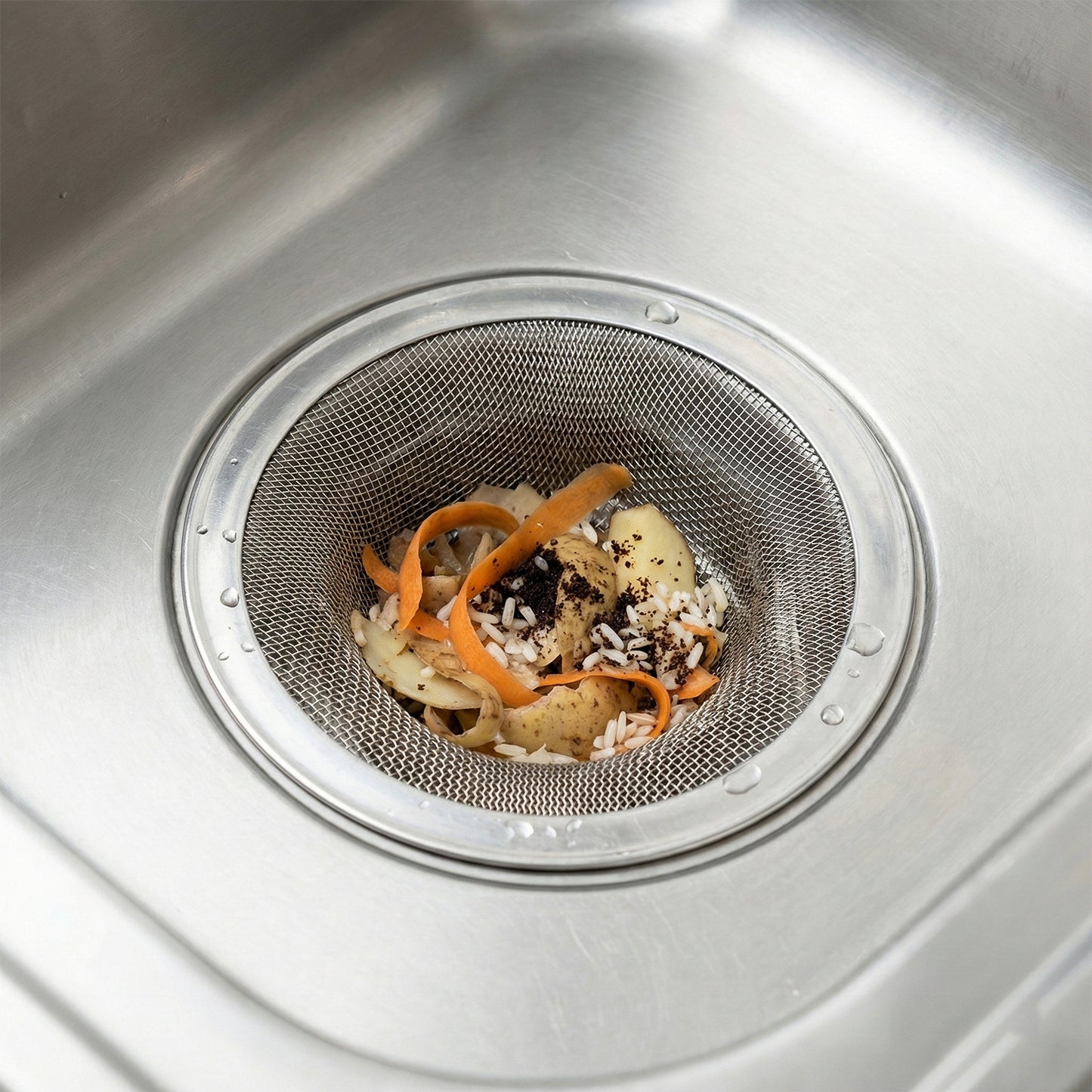 Stainless Steel Sink Drain Strainer Set - 3 Pieces - Happy Price - Image 3