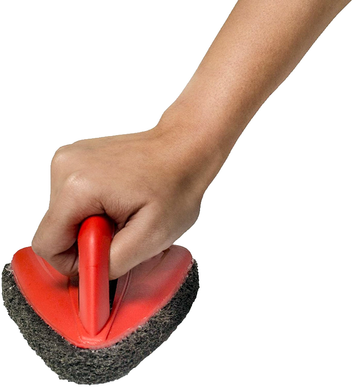 Bathroom Tile Cleaning Brush with Abrasive Scrubber and Handle - Happy Price - Image 3