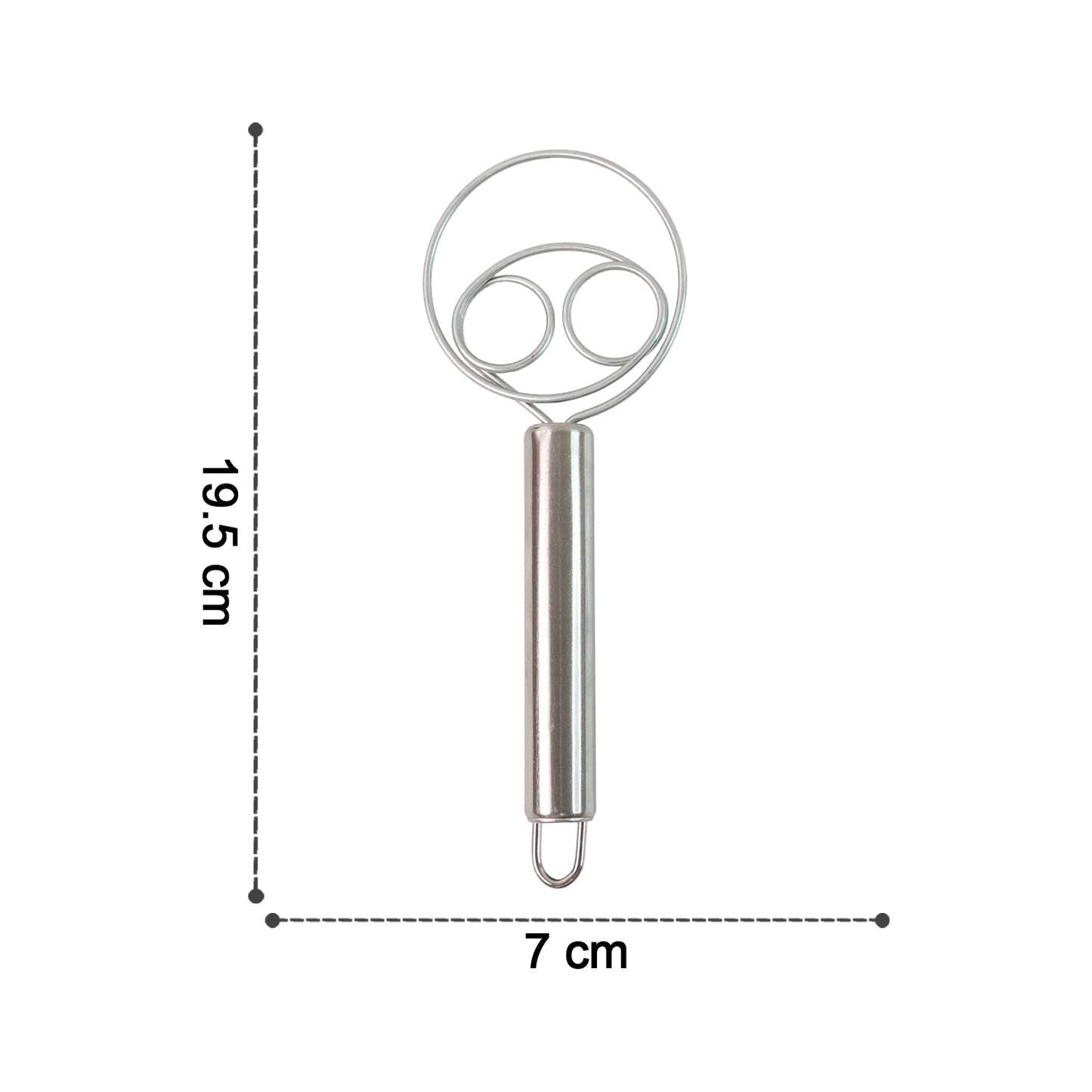 2 Piece Stainless Steel Spiral Whisk Set for Kitchen - Happy Price - Image 6